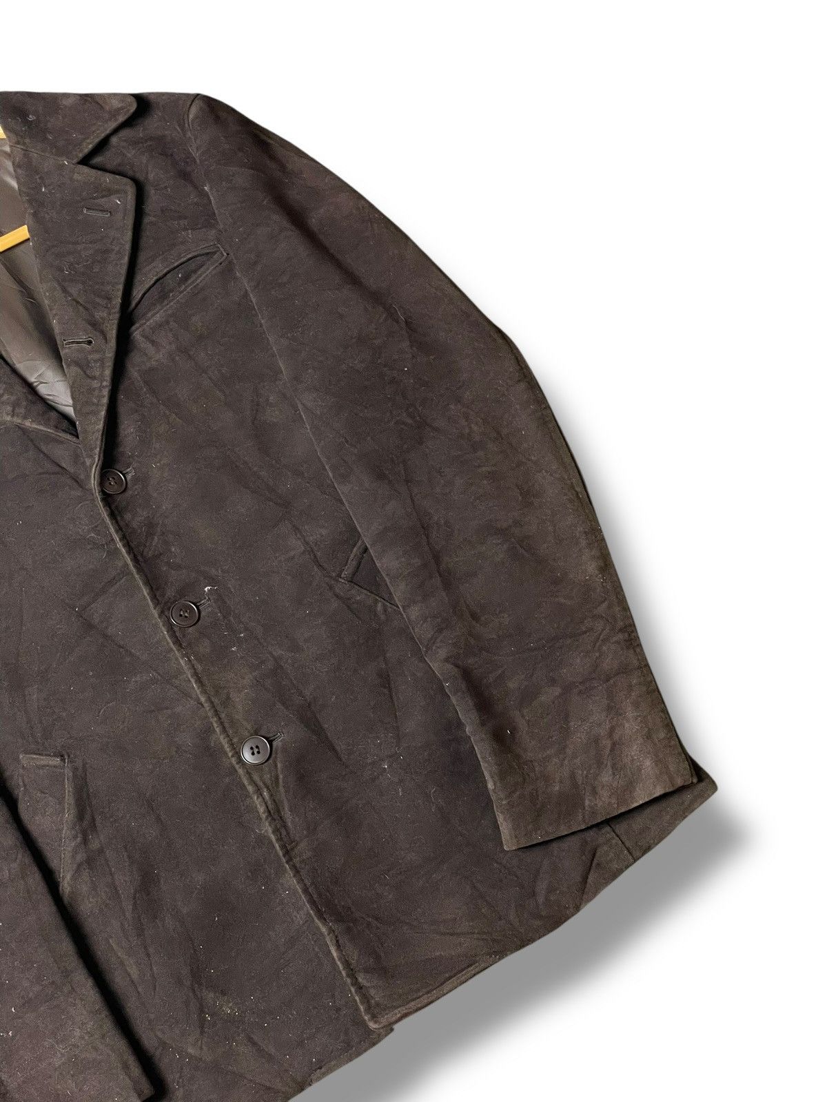 Japanese Brand × Takeo Kikuchi × Vintage Takeo Kikuchi Leather Suede Jacket (108) Size US XXS / EU 40 - 3 Thumbnail
