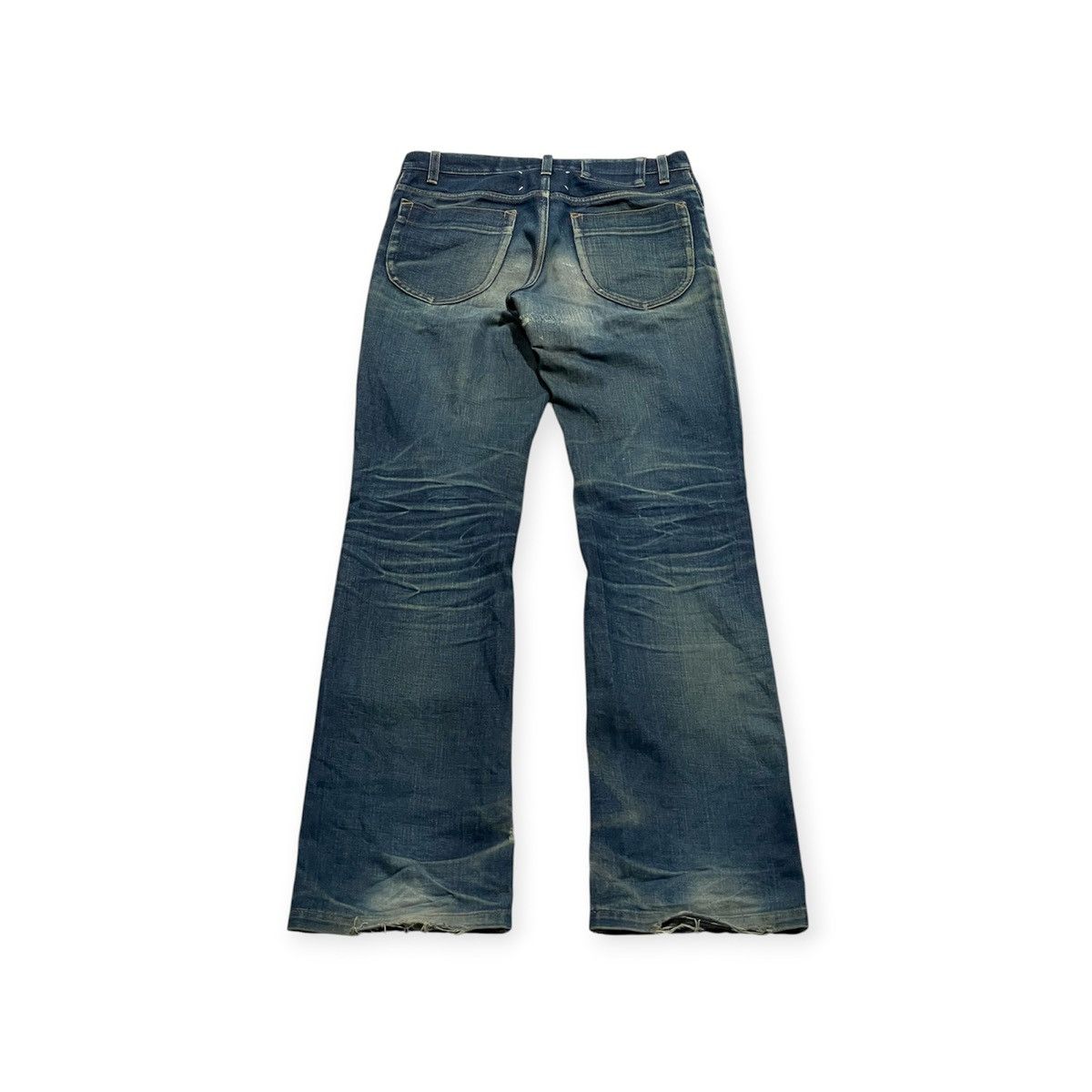 Maison Margiela SS03 Flare Distressed Jeans Size US 29 - 2 Thumbnail