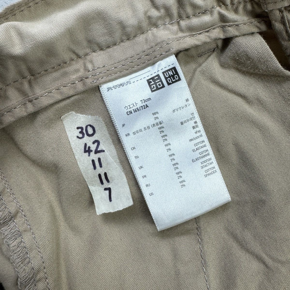 Japanese Brand × Uniqlo Uniqlo Slim Straight Cargo Pant Size US 30 / EU 46 - 9 Thumbnail