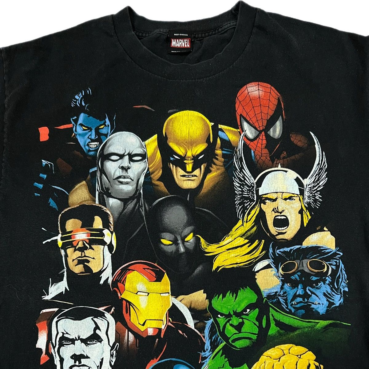Marvel Comics Vintage Y2K Made Engine Marvel T-Shirt Size US S / EU 44-46 / 1 - 2 Thumbnail