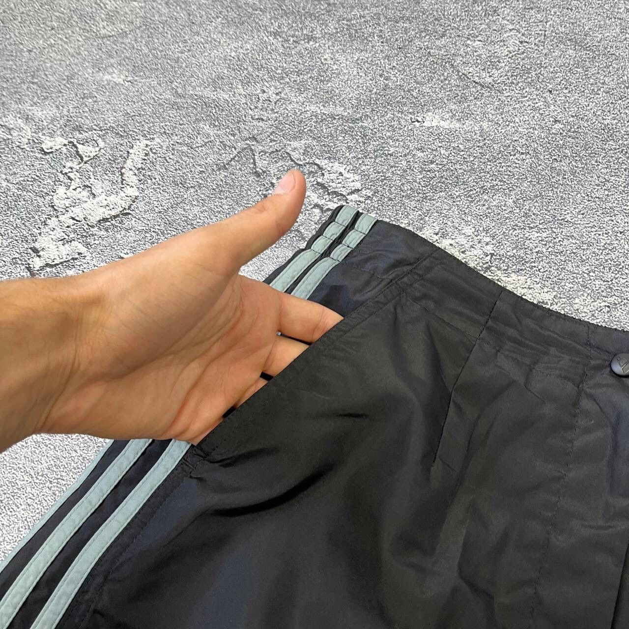 Adidas Vintage 90s Adidas Nylon Windbreaker Track Pants Men's Size US 35 - 10 Thumbnail