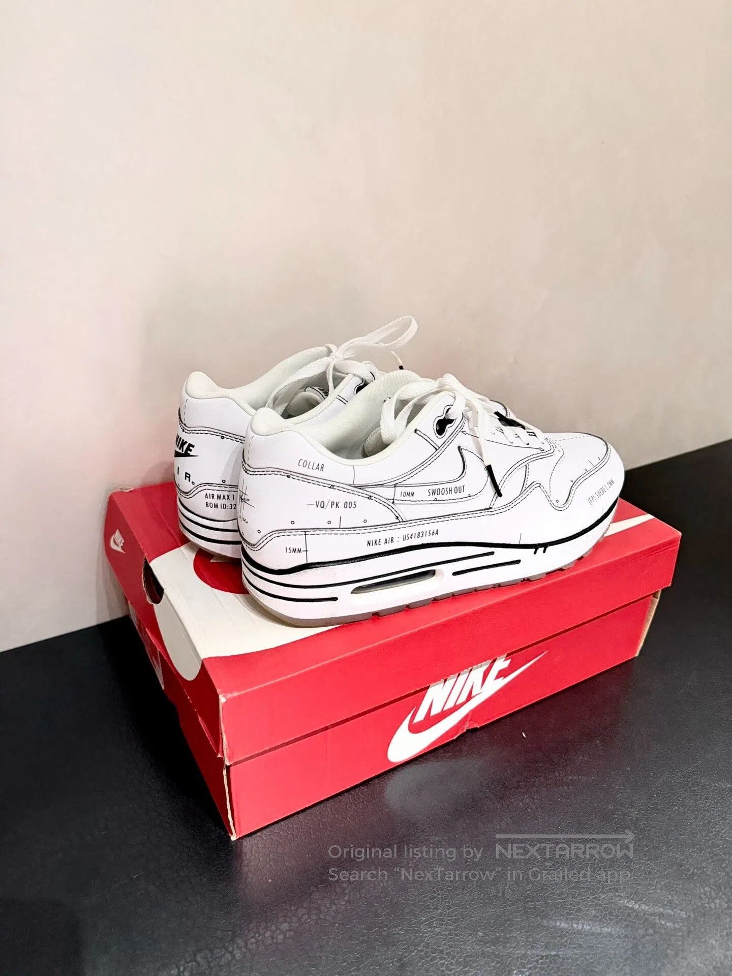 Nike Nike Air Max 1 Retro Low. Size US 10 / EU 43 - 2 Thumbnail