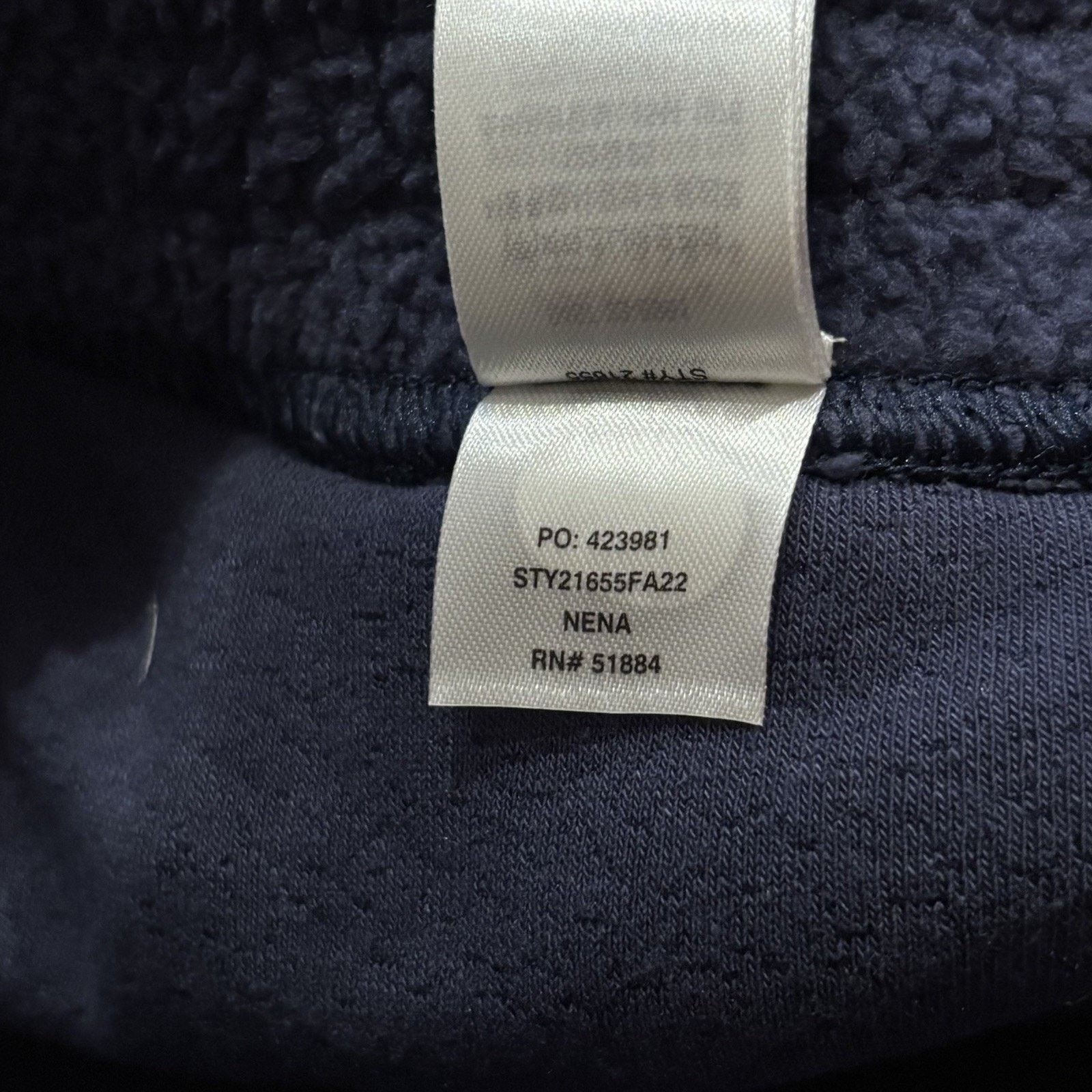Patagonia Patagonia Shearling Joggers Blue Women’s XXS 24x29” NWOT Size 24" / US 00 / IT 34 - 7 Thumbnail