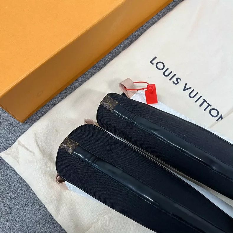Louis Vuitton Louis Vuitton Long Boots in Black and White -2505 Size US 7.5 / EU 40-41 - 4 Thumbnail