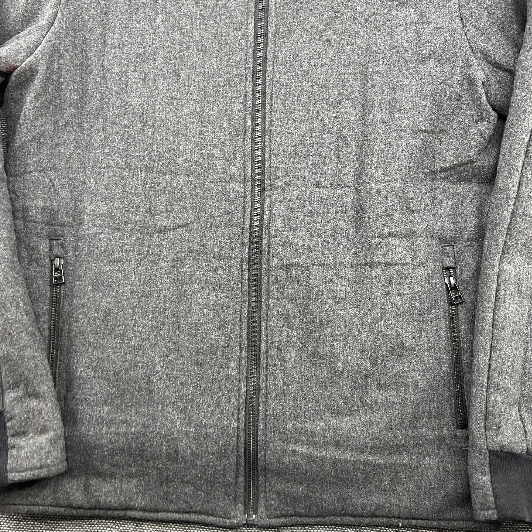 Vintage Mads Norgaard Wool jacket Jacket Mens Medium Full Zip Lined Gray Quilted Size US M / EU 48-50 / 2 - 2 Thumbnail