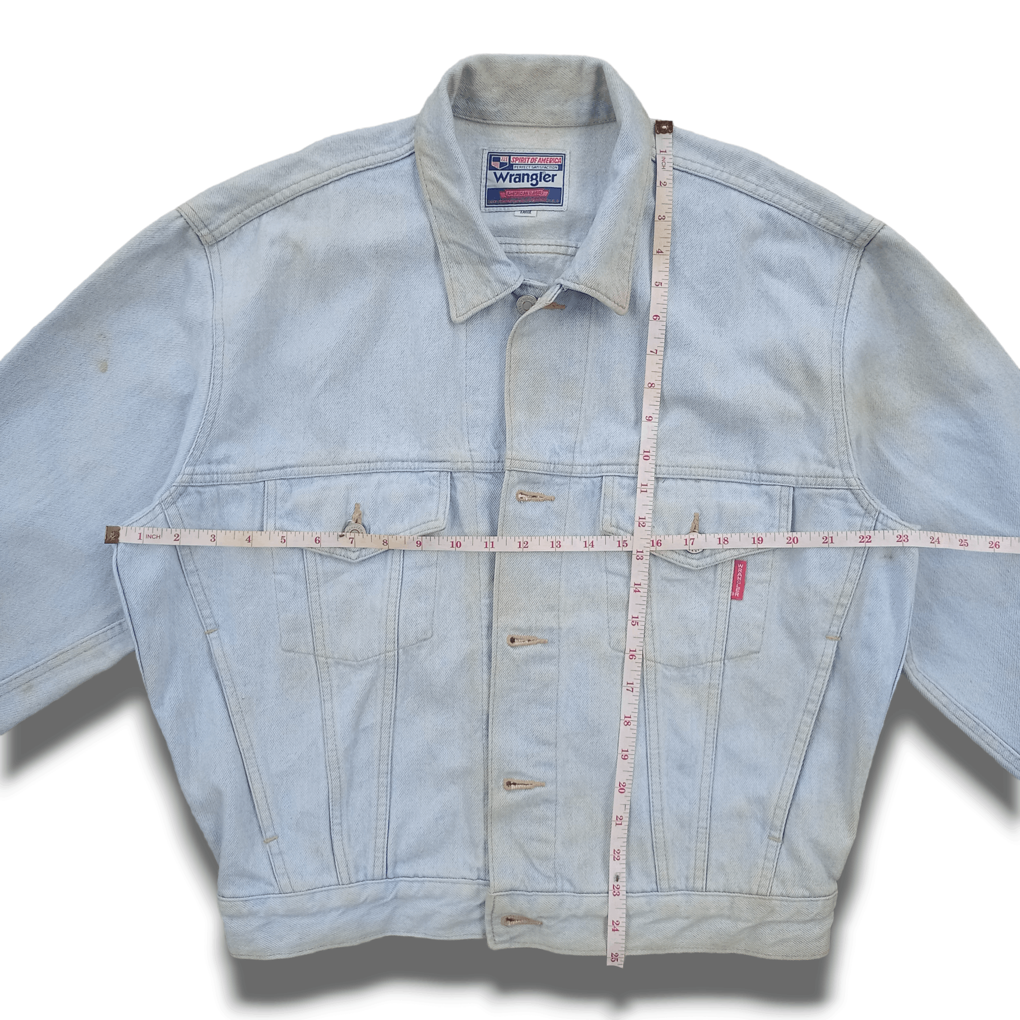 Wrangler Vintage Japan Wrangler Buckle Back Denim Jacket Size Medium Size US M / EU 48-50 / 2 - 9 Thumbnail