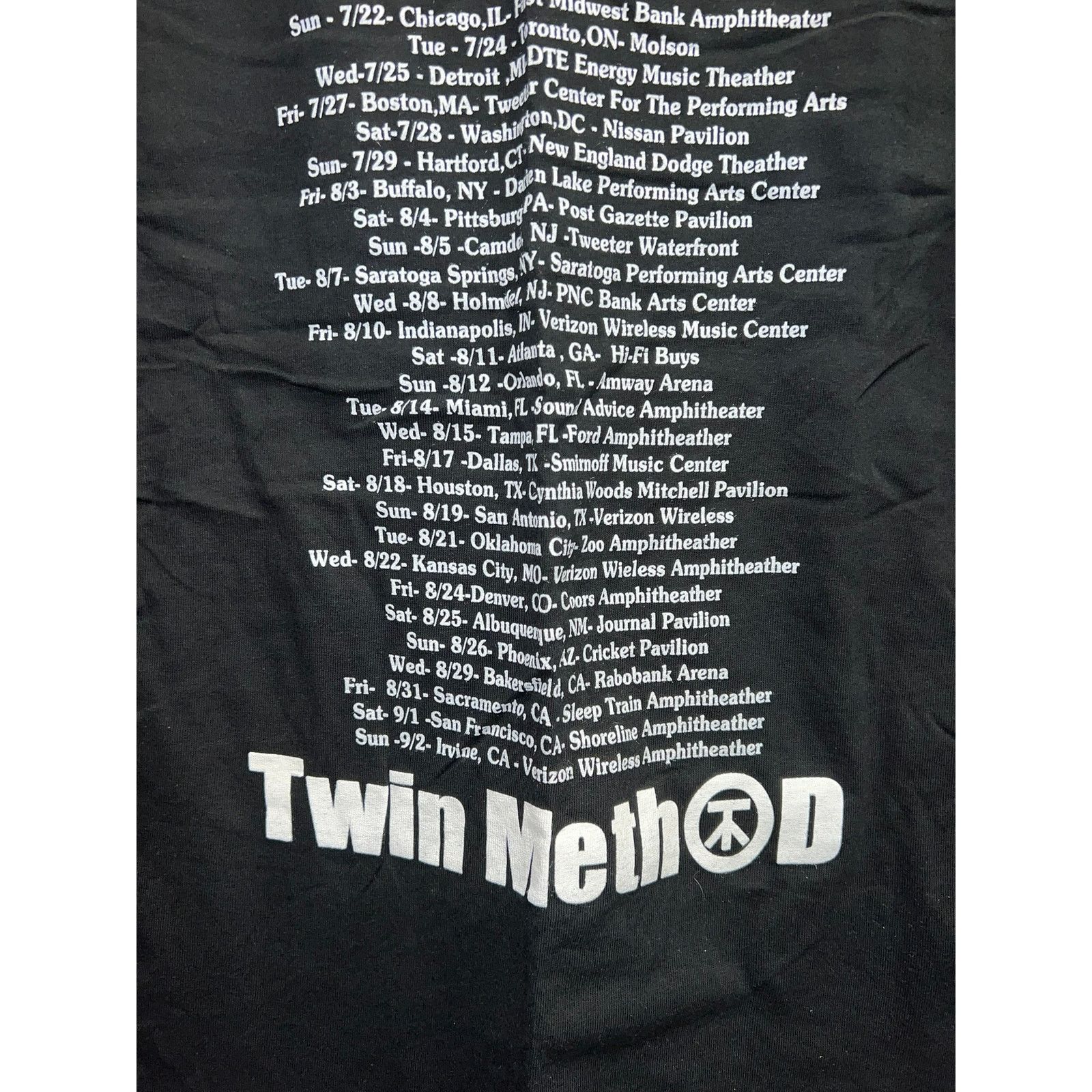 Gildan 2007 Twin Method The Volume Of Self Tour Nu Metal Shirt S Size US S / EU 44-46 / 1 - 9 Thumbnail