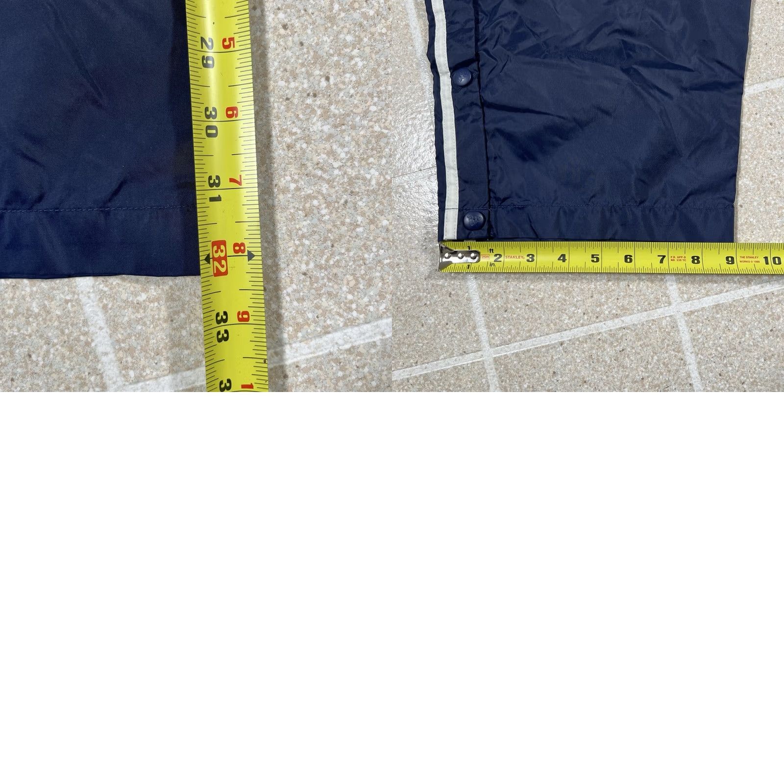 Adidas VINTAGE Adidas Windbreaker Track Pants Men's 2XL Warm-Up Blue Navy Lined Track Pants 2XL Mens Navy Blue Lined Wide Leg Snap Button 1990s 2000s Size US 39 - 8 Thumbnail