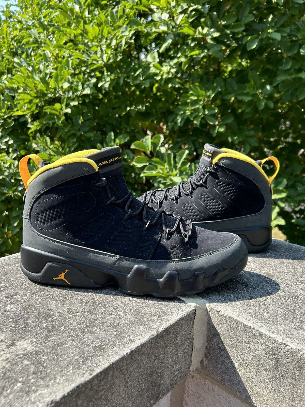 Jordan Brand Air Jordan 9 Retro Dark Charcoal University Gold Grailed
