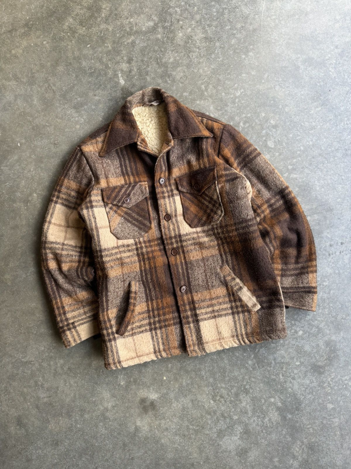 Pendleton 1970s Pendleton Style Sherpa Lined Fall Colored Flannel Size US S / EU 44-46 / 1 - 4 Thumbnail