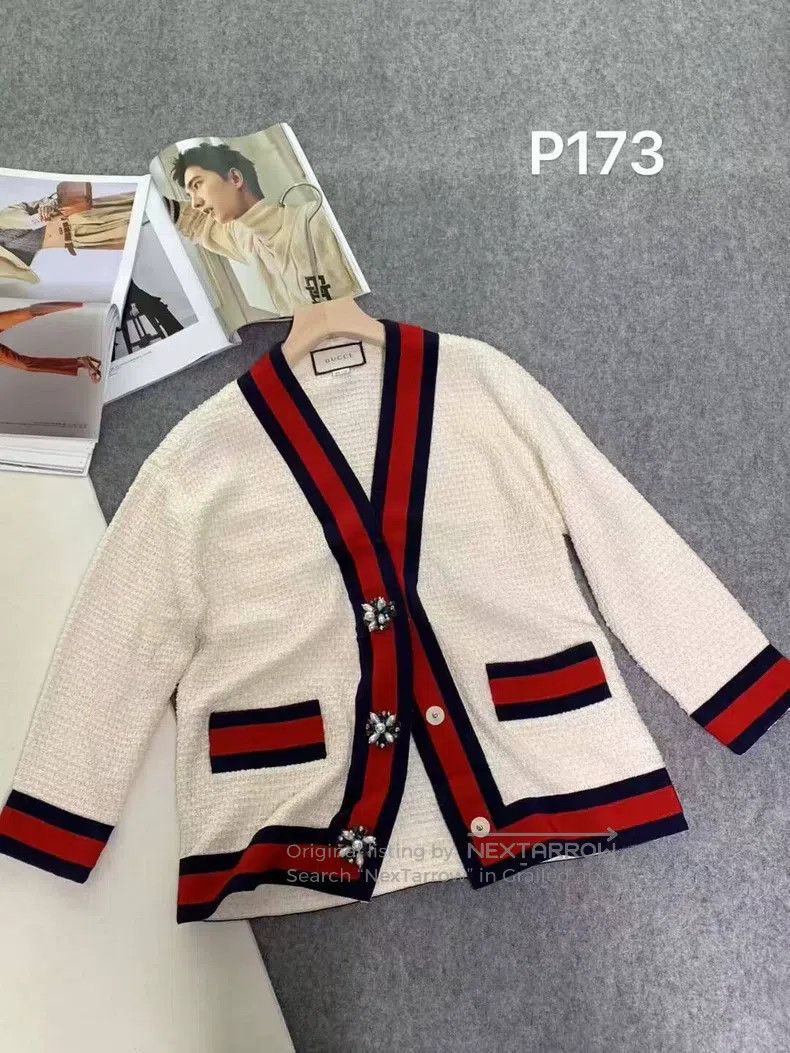 Gucci Gucci Colour-blocked classic striped pearl diamond buckle Size XS / US 0-2 / IT 36-38 - 1 Thumbnail