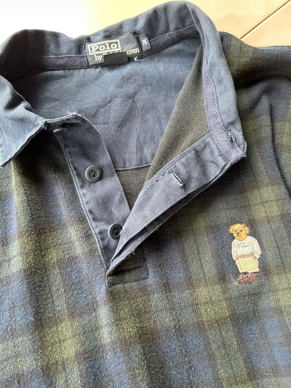 Polo Ralph Lauren × Ralph Lauren × Vintage Polo by Ralph Lauren Polo Bear LS Tshirt Size US M / EU 48-50 / 2 - 7 Thumbnail
