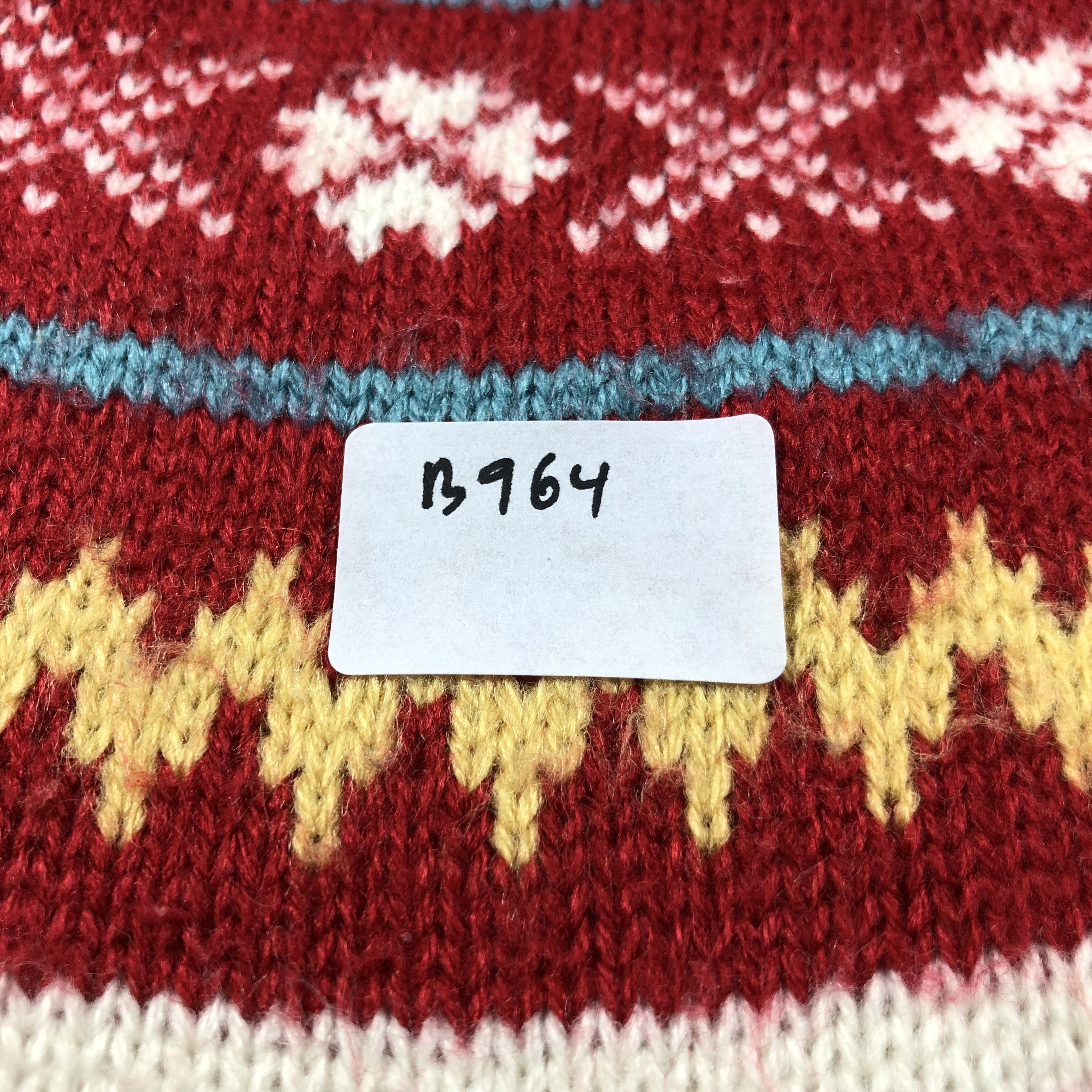Vintage Fair Isle Earflap Bobble Beanie Snowcap Snow Hat B964 Size ONE SIZE - 8 Thumbnail