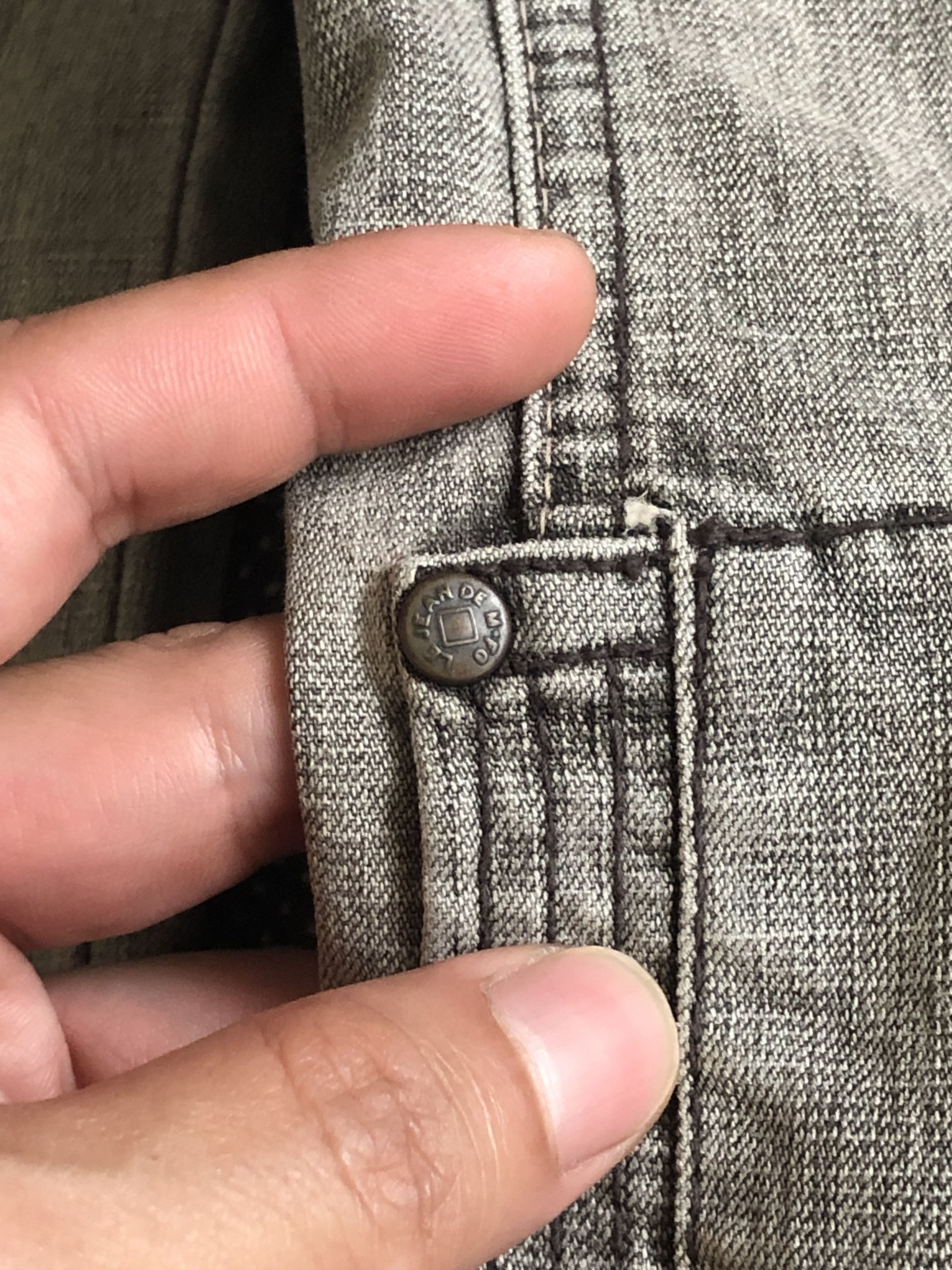 Marithe + Francois Girbaud × Vintage RARE🔥VINTAGE M.F. GIRBAUD DENIM JACKET Size XS / US 0-2 / IT 36-38 - 14 Thumbnail