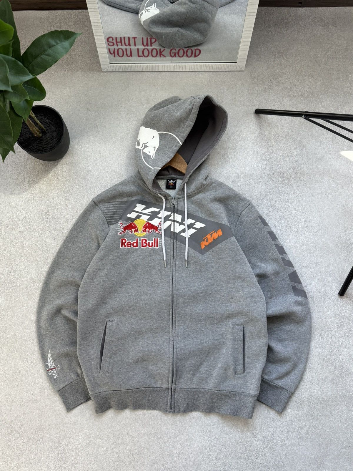 Red Bull RED BULL KING RACING KTM ZIP HOODIE MOTORRAD JACKET HOODED Size US M / EU 48-50 / 2 - 3 Thumbnail