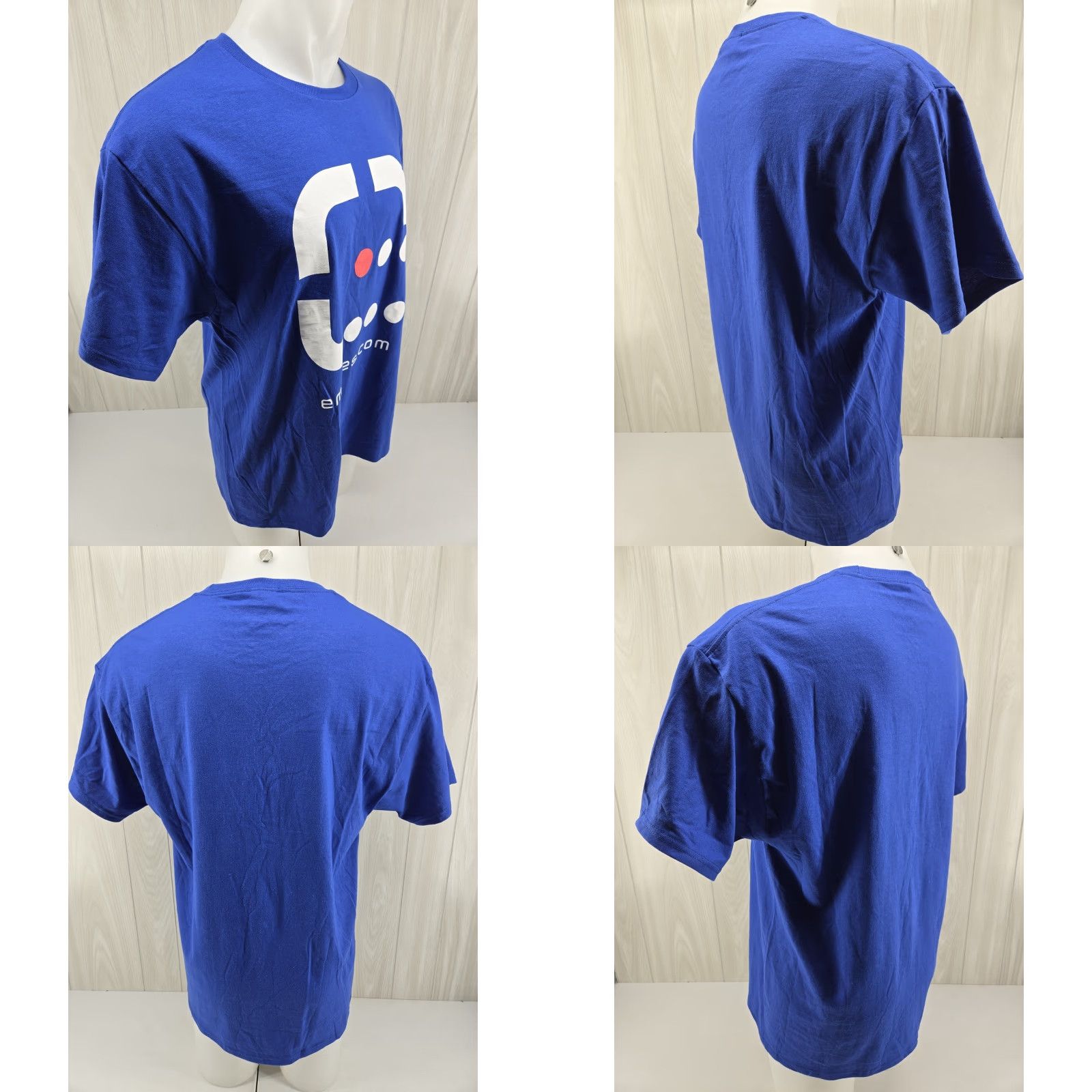 Hanes Emeres Men's T Shirt Size Large Blue Short Sleeve Regular Fit Hanes Shirt Mens L Blue 90s? Size US L / EU 52-54 / 3 - 8 Thumbnail