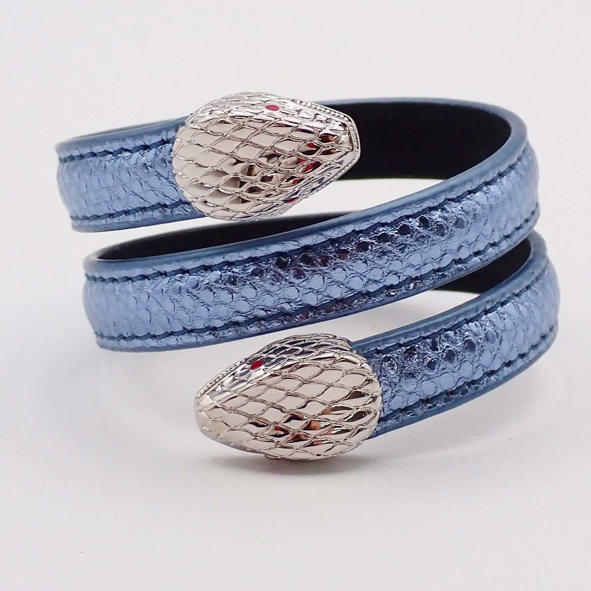 Bvlgari Bvlgari Serpenti Forever Double Wrap Bracelet Leather Size ONE SIZE - 1 Thumbnail