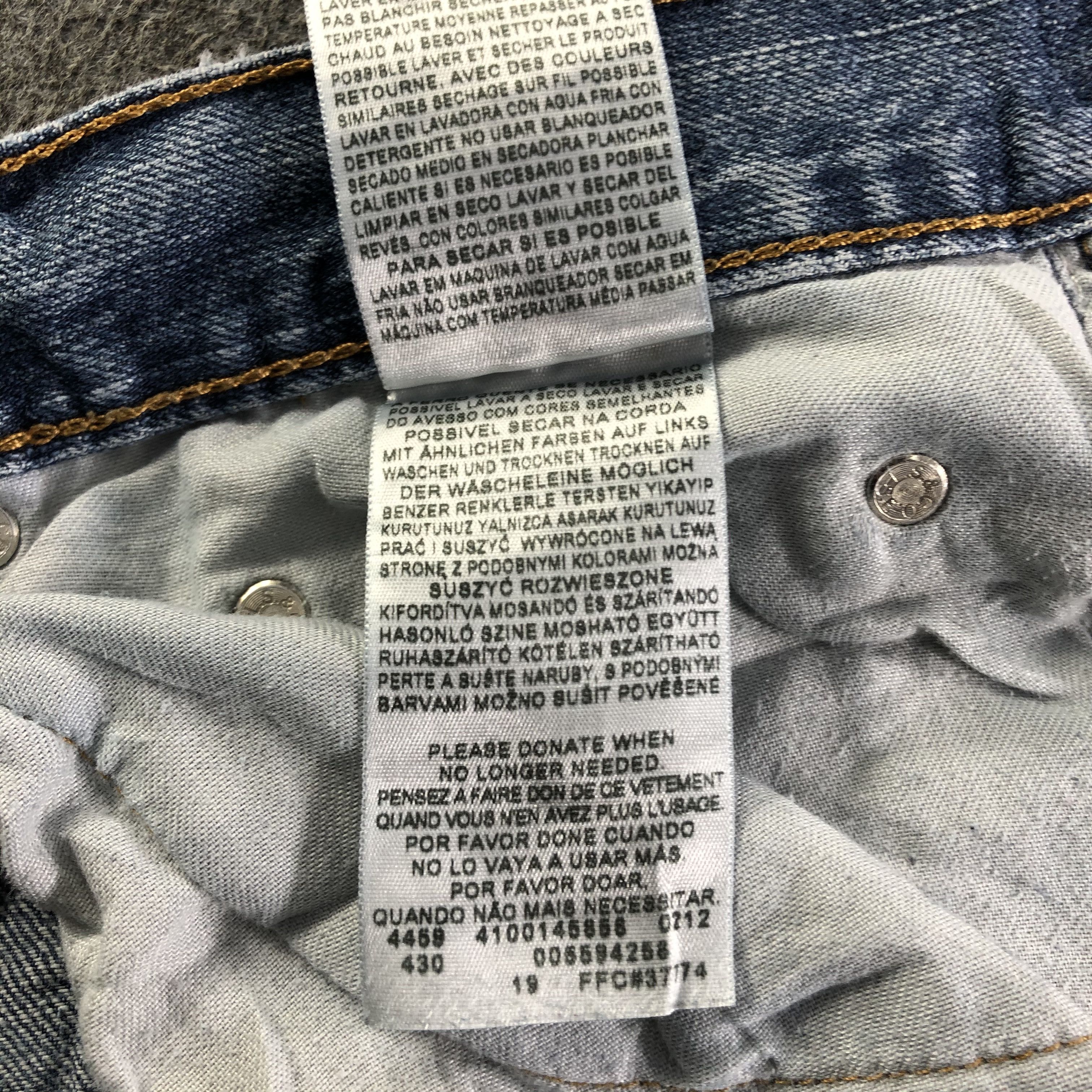 Levi's Vintage Blue Wash Levis 559 Jeans-J4307 Size US 36 / EU 52 - 11 Thumbnail