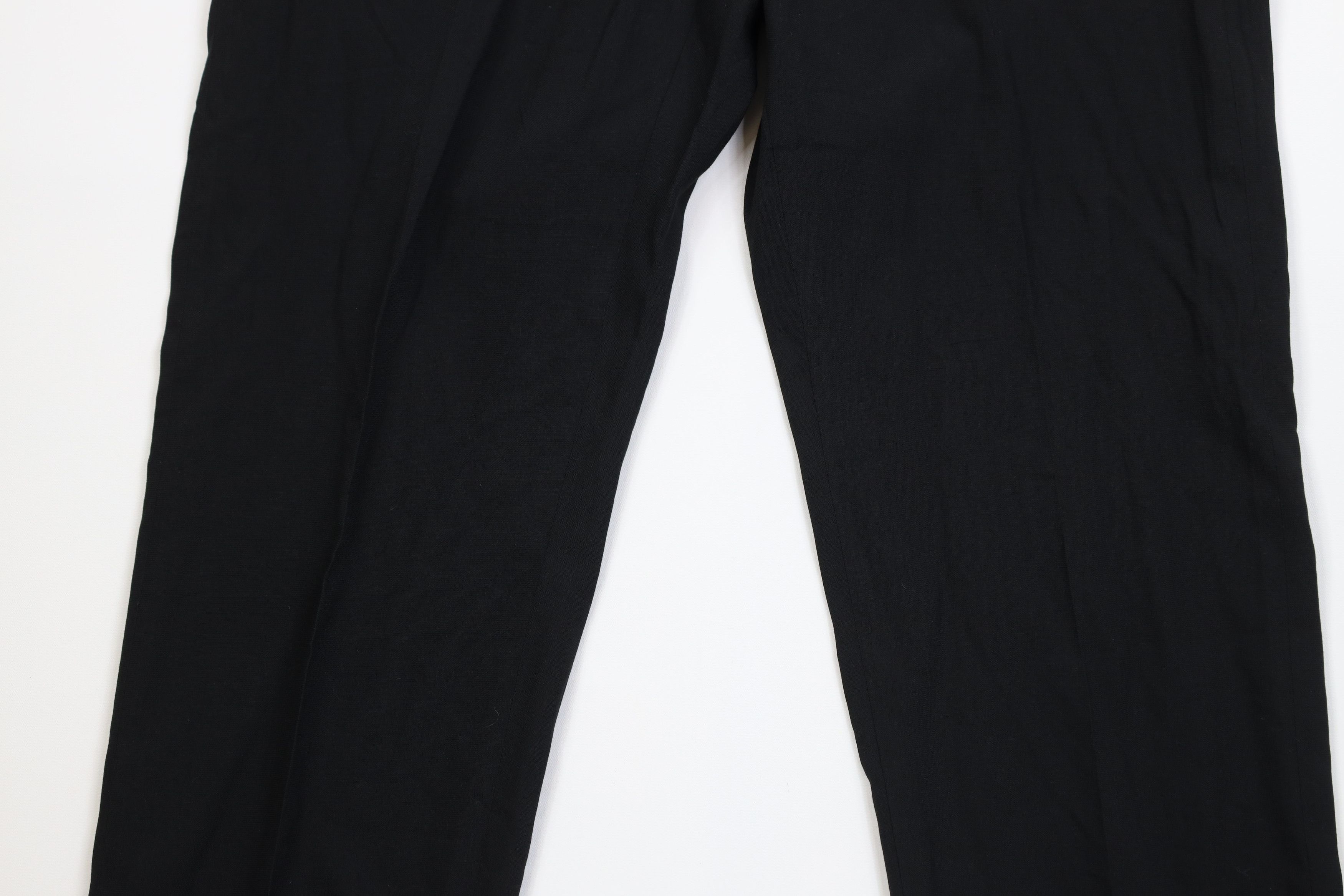 Vintage Vintage 50s Rockabilly Wool Gabardine Chino Pants Black USA Size US 32 / EU 48 - 3 Thumbnail
