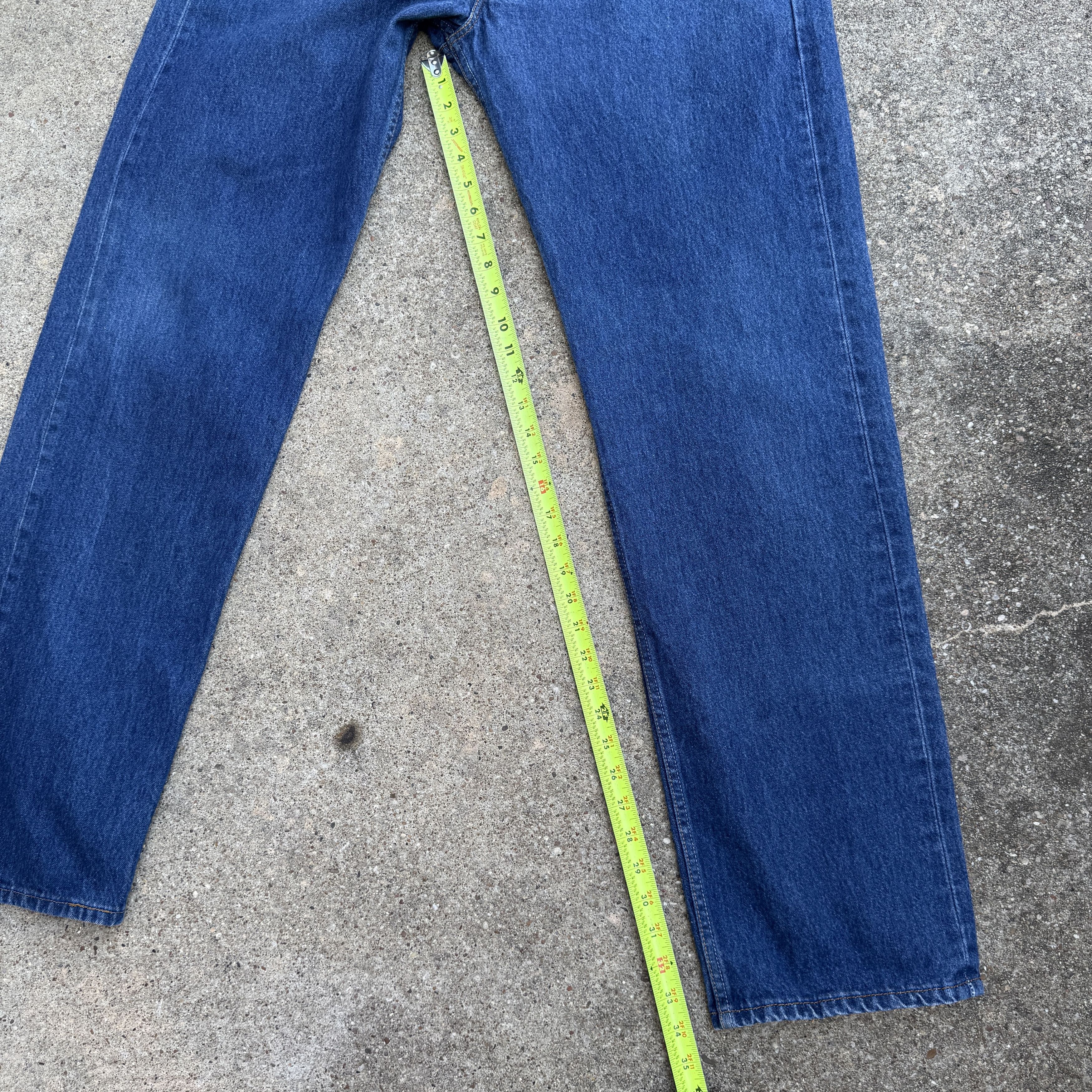 Levi's Vintage 90s Levis 501 Blue Button fly Denim Jeans Size US 36 / EU 52 - 7 Thumbnail