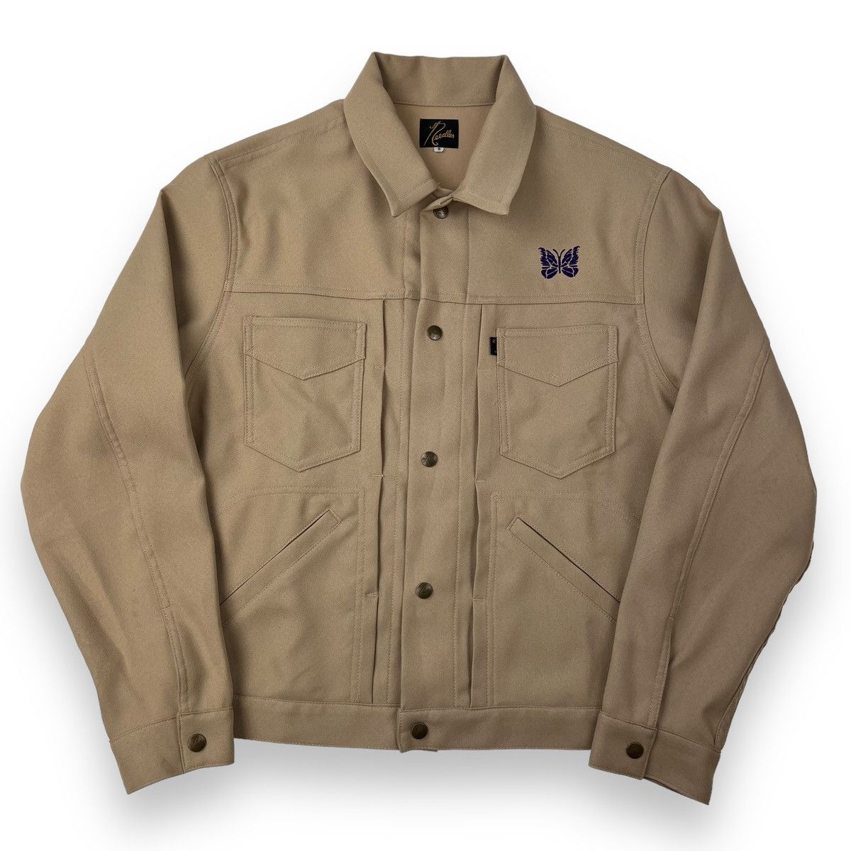 image of Needles Beige Penny Jacket, Men's (Size Small)