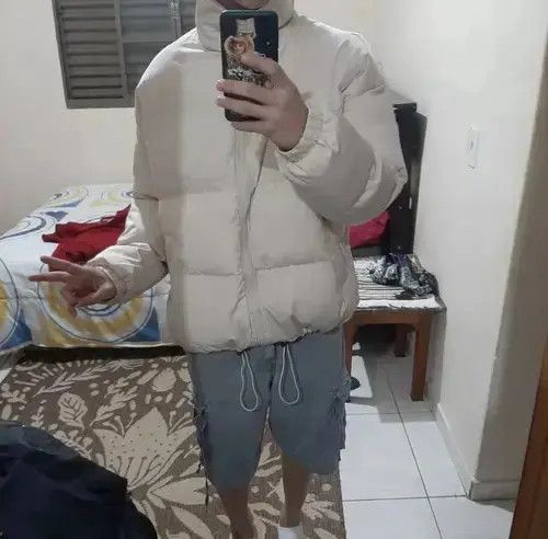 Other White Bomber Jacket Size US XL / EU 56 / 4 - 1 Thumbnail