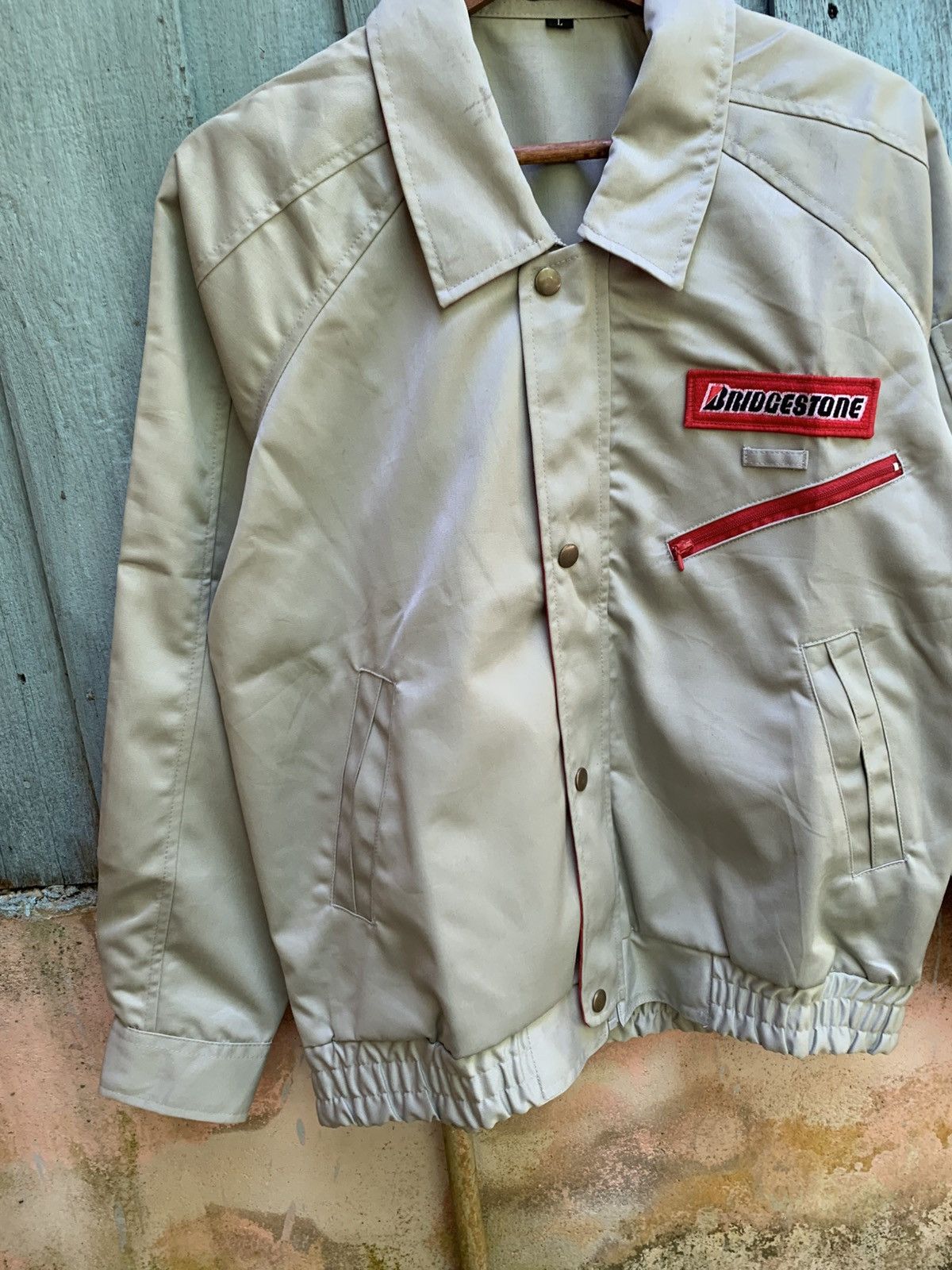 Vintage VINTAGE BRIDGESTONE JACKET Size US L / EU 52-54 / 3 - 3 Thumbnail
