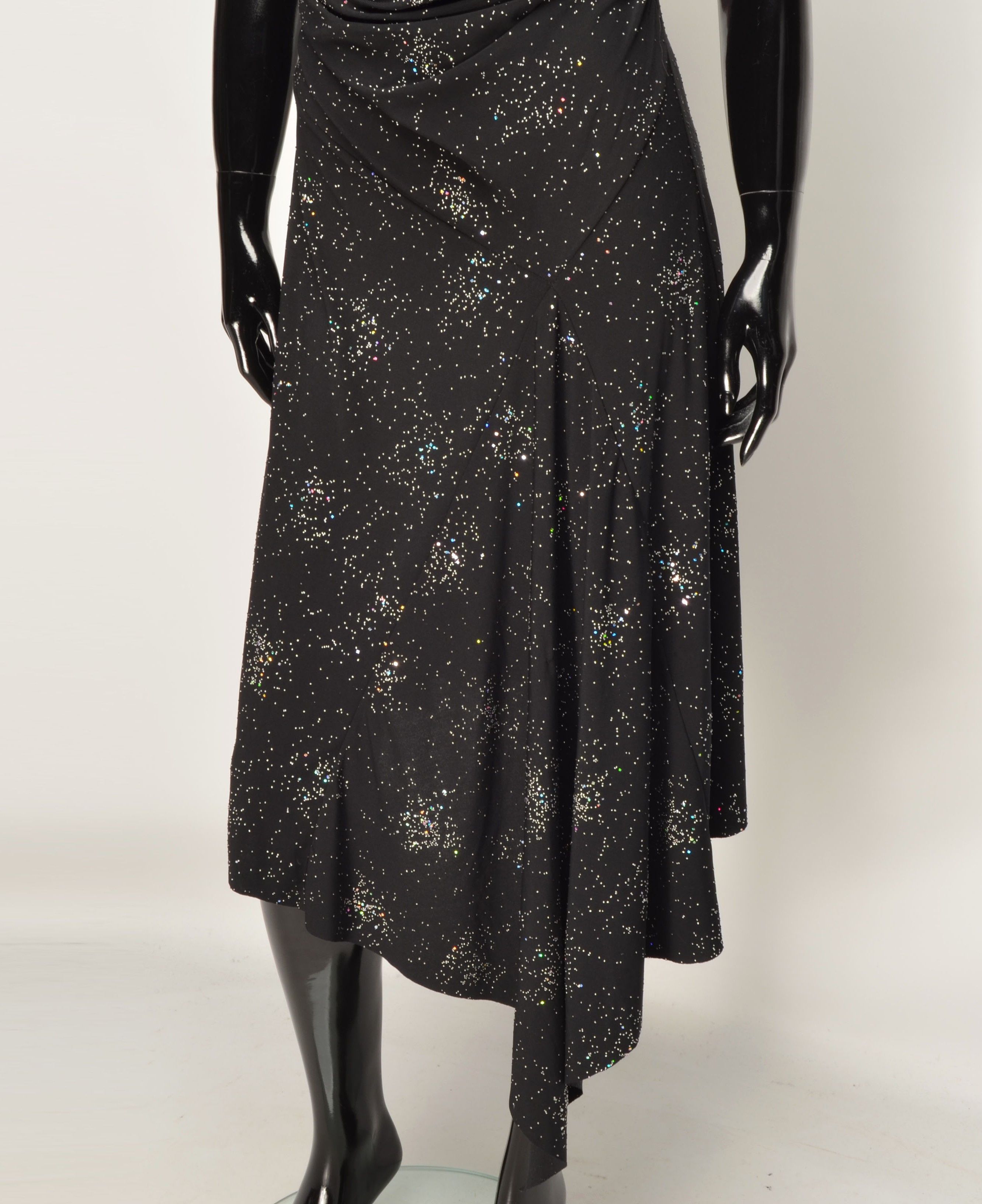 Vintage Vintage Style 90's Y2K Sparkle Fairy Asymmetrical Dress Size L / US 10 / IT 46 - 3 Thumbnail