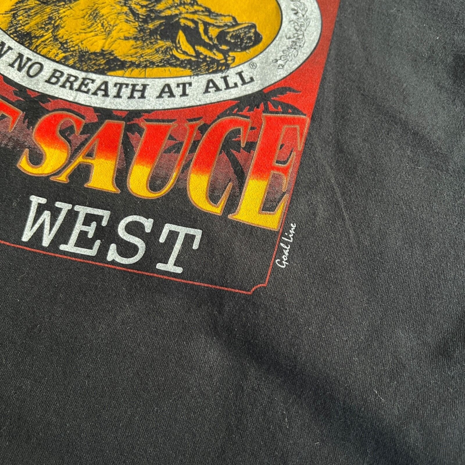 Fruit Of The Loom Hogs Breath Saloon USA Made Vintage T Shirt 8986AC Size US XXL / EU 58 / 5 - 4 Thumbnail