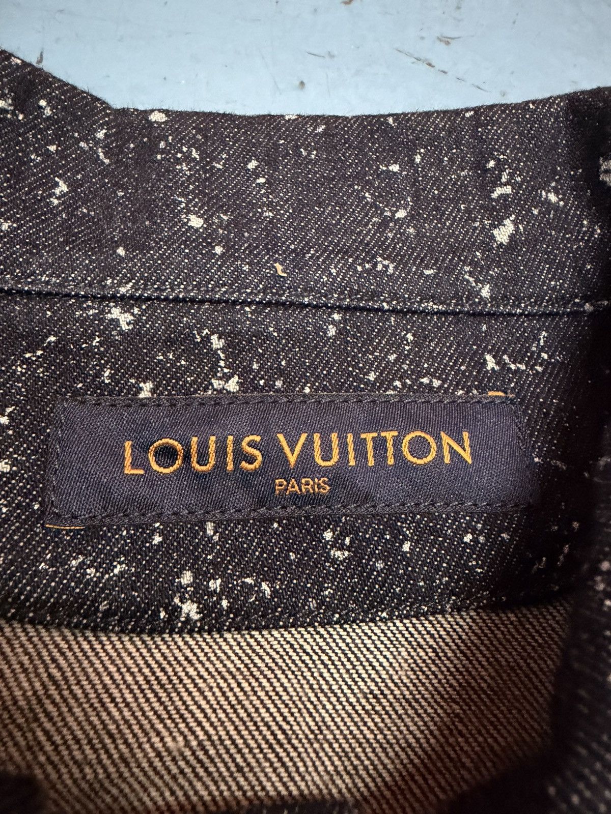 Louis Vuitton LOUIS VUITTON SPECKLED DENIM JACKET Size US L / EU 52-54 / 3 - 5 Thumbnail