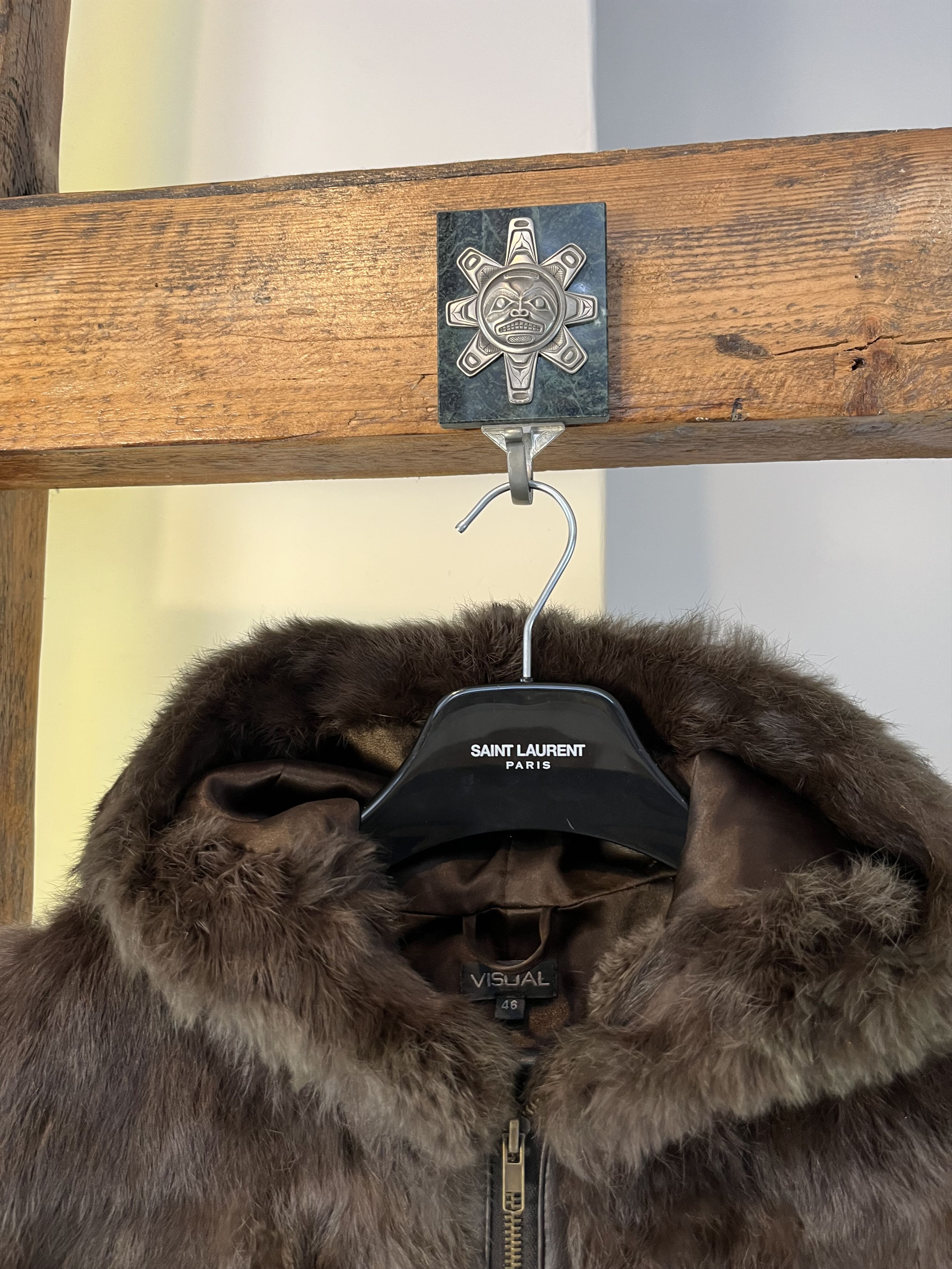 If Six Was Nine × Japanese Brand y2k Avant Garde Opium Emo Fur Hoodie Vest Jacket Drip Size US S / EU 44-46 / 1 - 3 Thumbnail