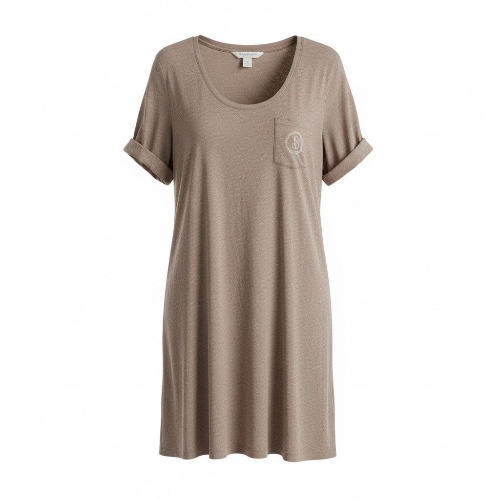 Victoria's Secret Victoria’s Secret Taupe T-Shirt Dress Size Large Size L / US 10 / IT 46 - 1 Thumbnail