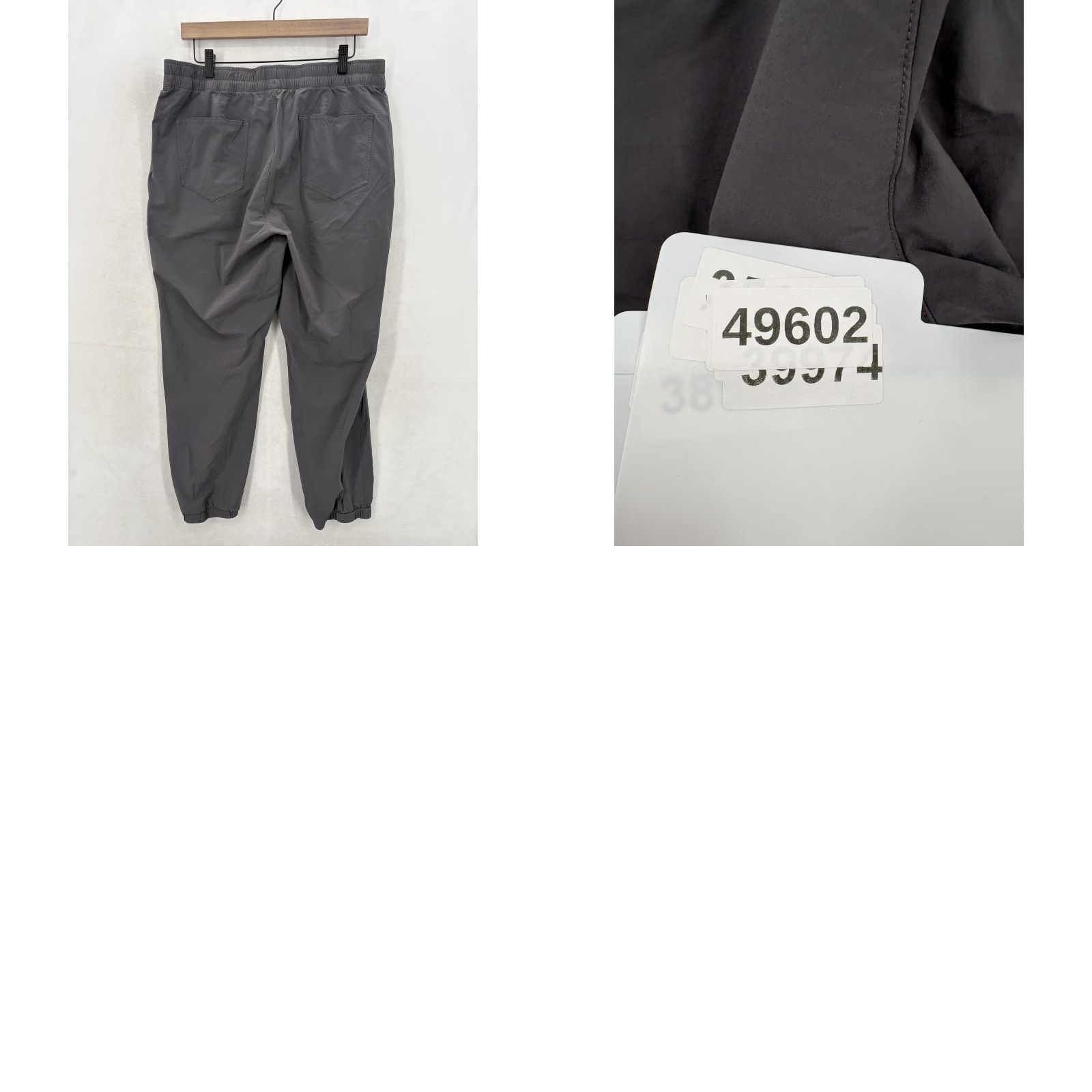Duluth Trading Company Duluth Flex Sidewinder Lightweight Jogger Pants Womens Large Gray Stretch Trail Size 36" / US 14 / IT 50 - 9 Thumbnail