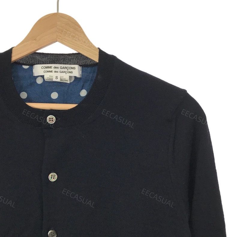 Comme des Garcons Comme Des Garcons Wool sweater cardigan chiffon polka-dot Size S / US 4 / IT 40 - 3 Thumbnail