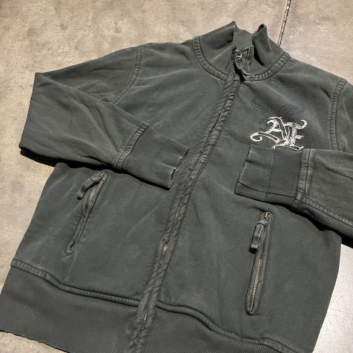 American Eagle Outfitters Vintage American Eagle Zip Up Sweatshirt Jacket Grunge Prep Size US L / EU 52-54 / 3 - 7 Thumbnail