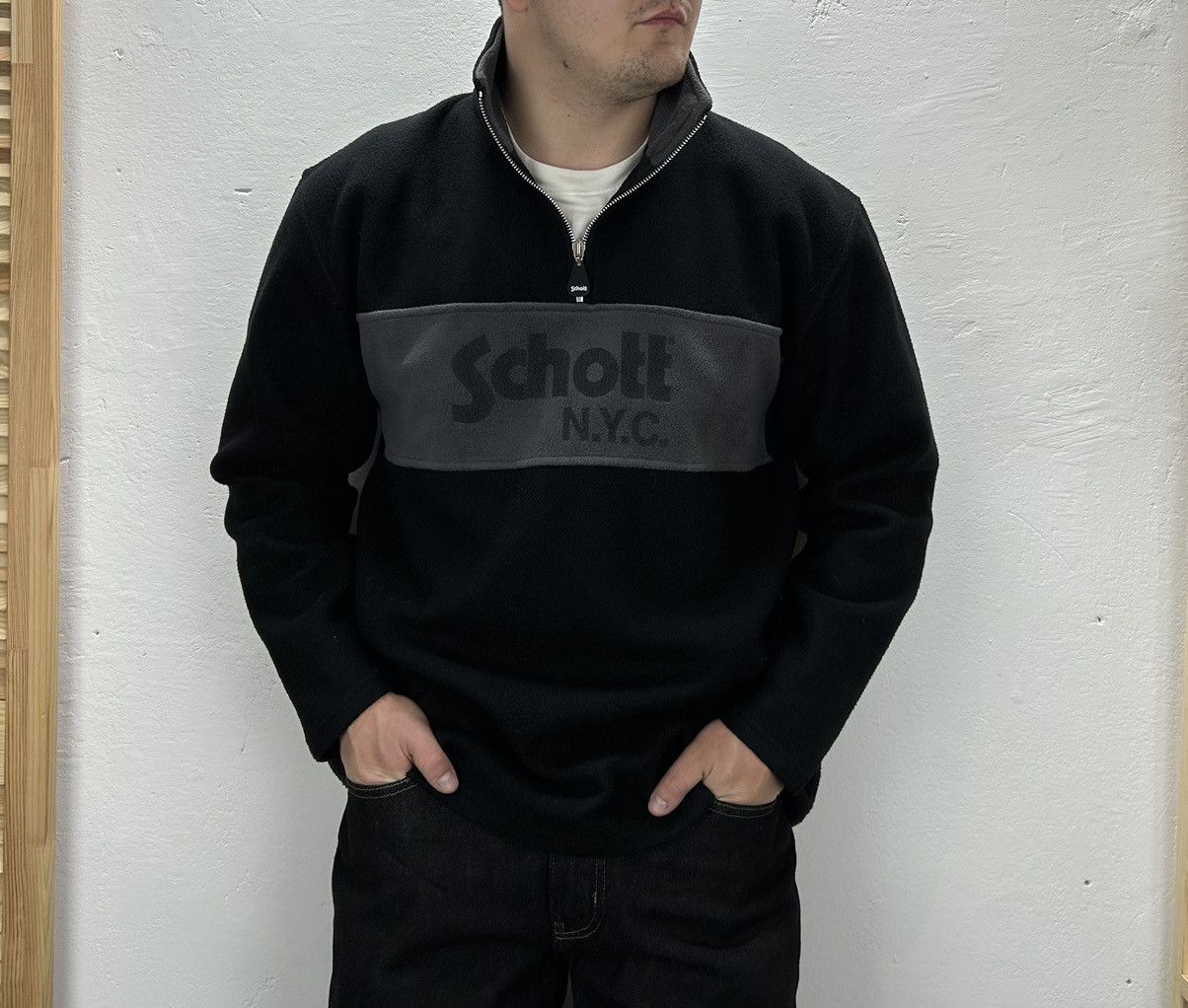 Schott Schott Vintage fleece Size US M / EU 48-50 / 2 - 1 Thumbnail