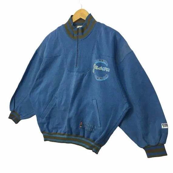 MLB Vtg 80' JASON'S ITS PRIVATE Baseball Varsity Jacket Cardigan Size US L / EU 52-54 / 3 - 4 Thumbnail