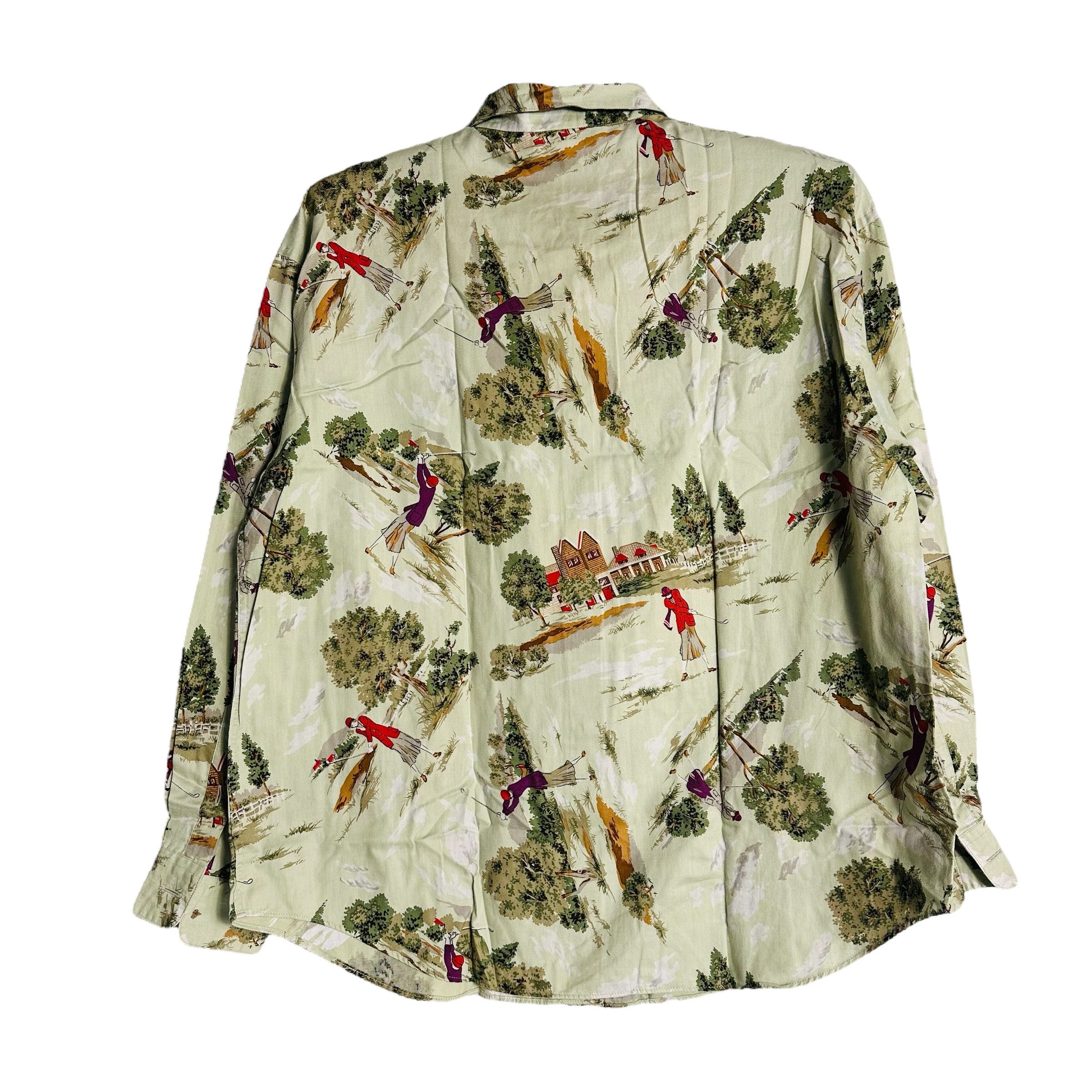 Burberry 🔥RARE🔥Vintage 90s Burberrys All Print Button Up Shirt Size US L / EU 52-54 / 3 - 3 Thumbnail