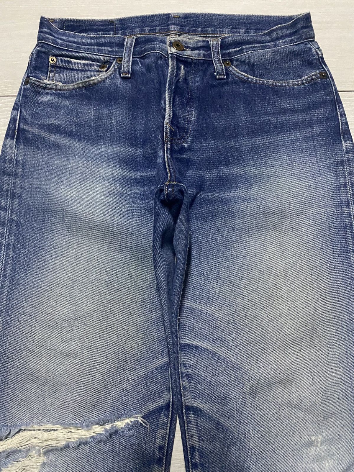 Replay Vintage Replay Jeans Mv914532 Distressed Faded Wash Jeans Size US 29 - 3 Thumbnail
