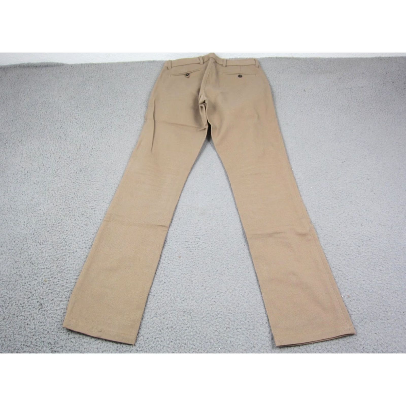 Gustin Gustin Pants Mens 31 Brown Slim Fit Washed Straight Chino Button Fly Made USA Size US 31 - 7 Thumbnail