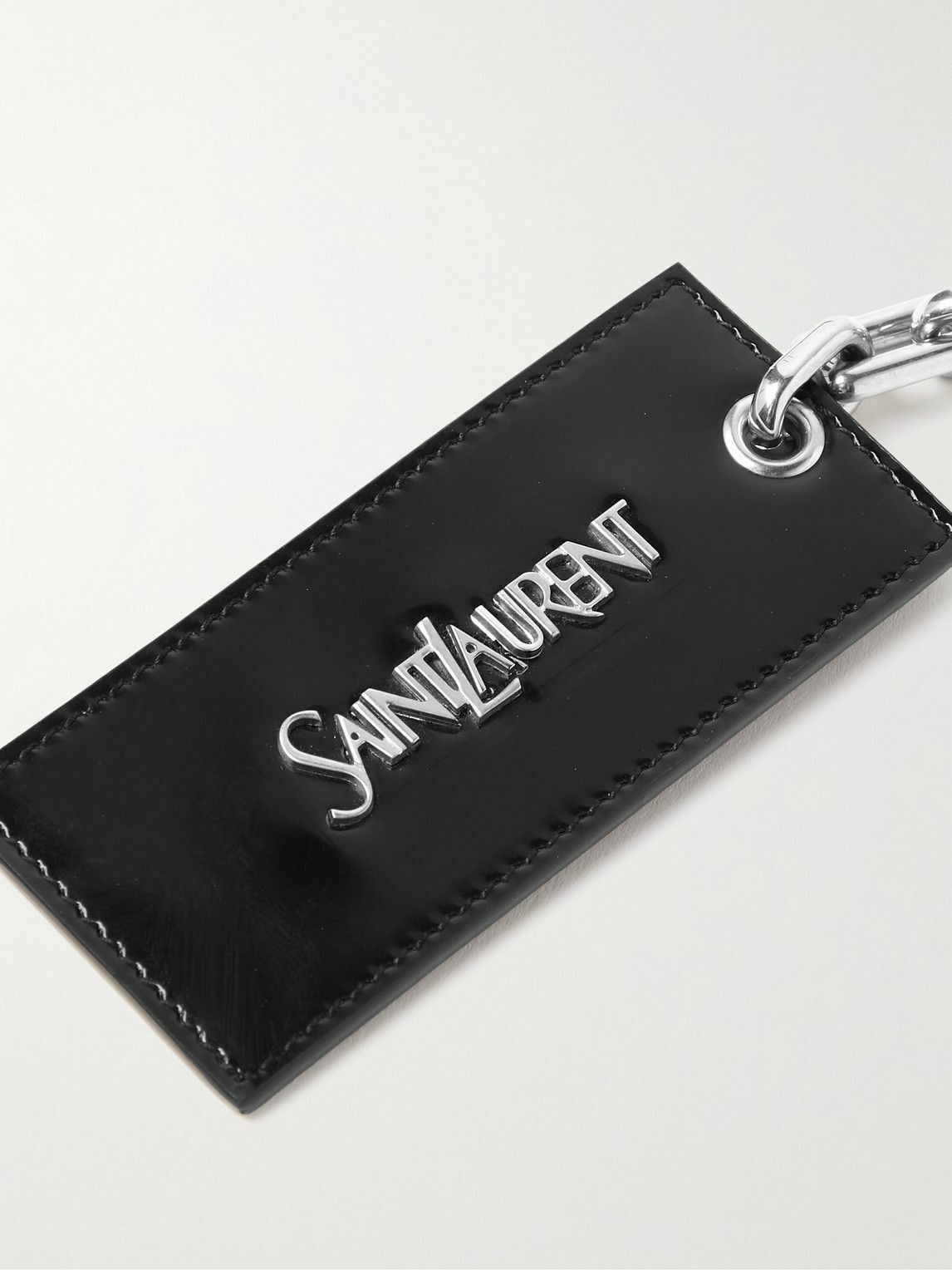 Saint Laurent Paris o1tp1o0125 Size: OS/Monogram Key Charm in Black Size ONE SIZE - 3 Thumbnail