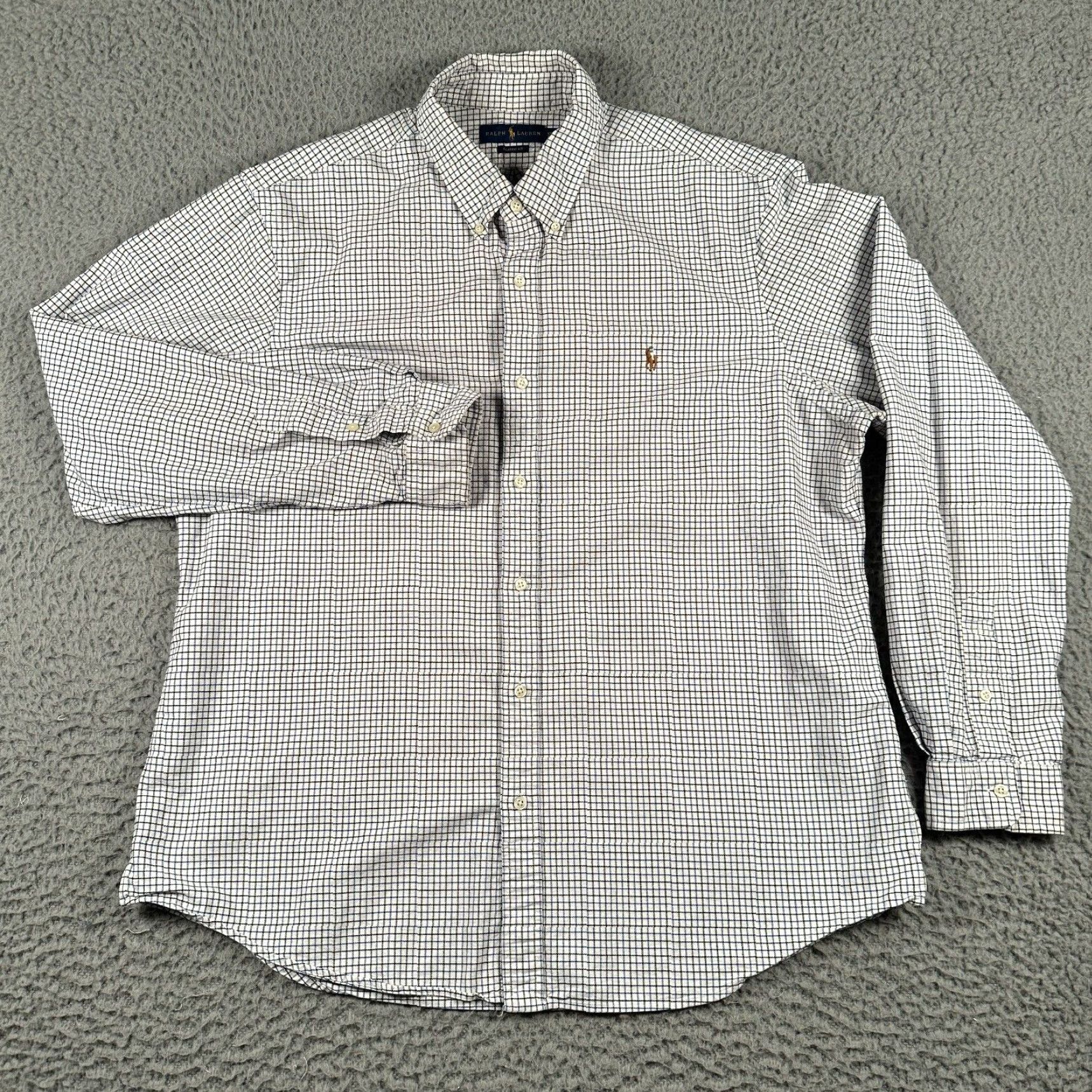 Ralph Lauren Ralph Lauren Shirt Men's 2XL Check Button Down Cotton Classic Fit Shirt Men's 2XL Check Ralph Lauren Button-Down Cotton Classic Fit Mens Size US XXL / EU 58 / 5 - 2 Thumbnail