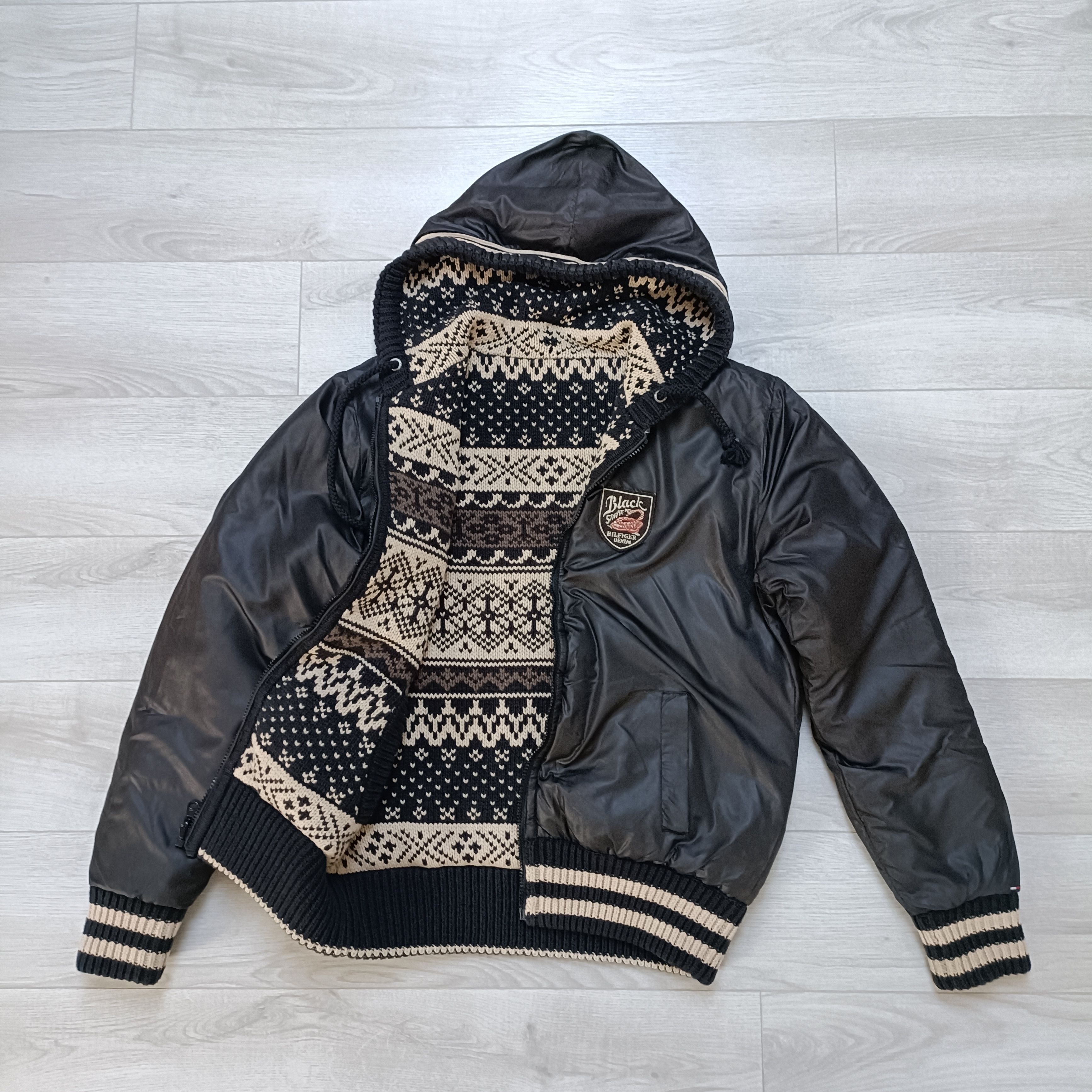 Tommy Hilfiger Men's Reversible Cotton Hooded Full Zip Jacket ! Size US S / EU 44-46 / 1 - 2 Thumbnail