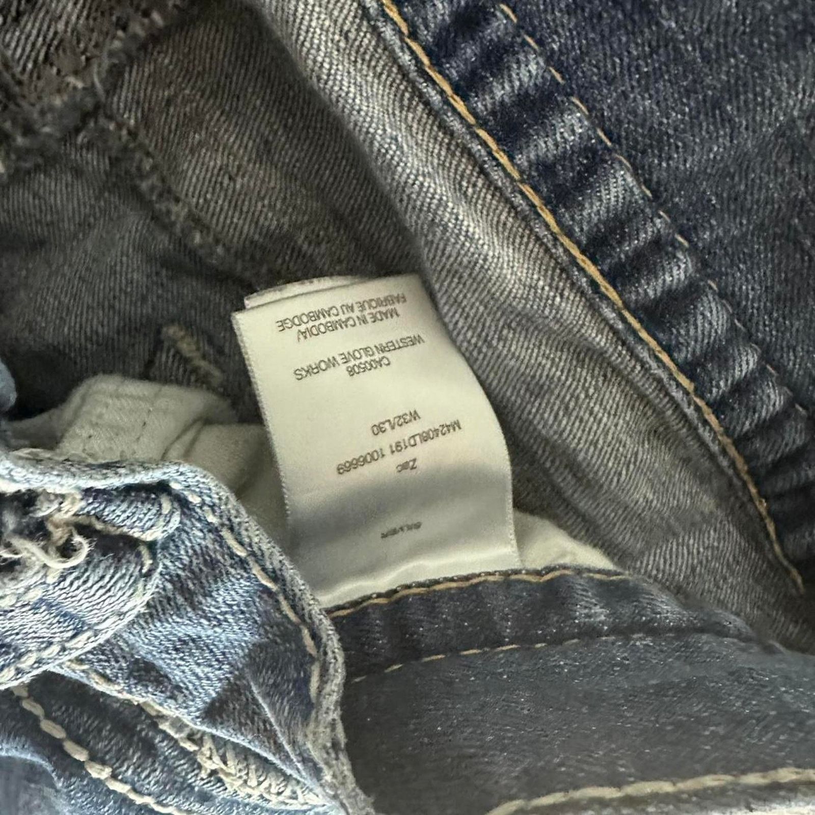 Silver Jeans Co. Silver Jeans Co. Distressed Straight Leg Denim Casual VTG Size US 32 / EU 48 - 4 Thumbnail