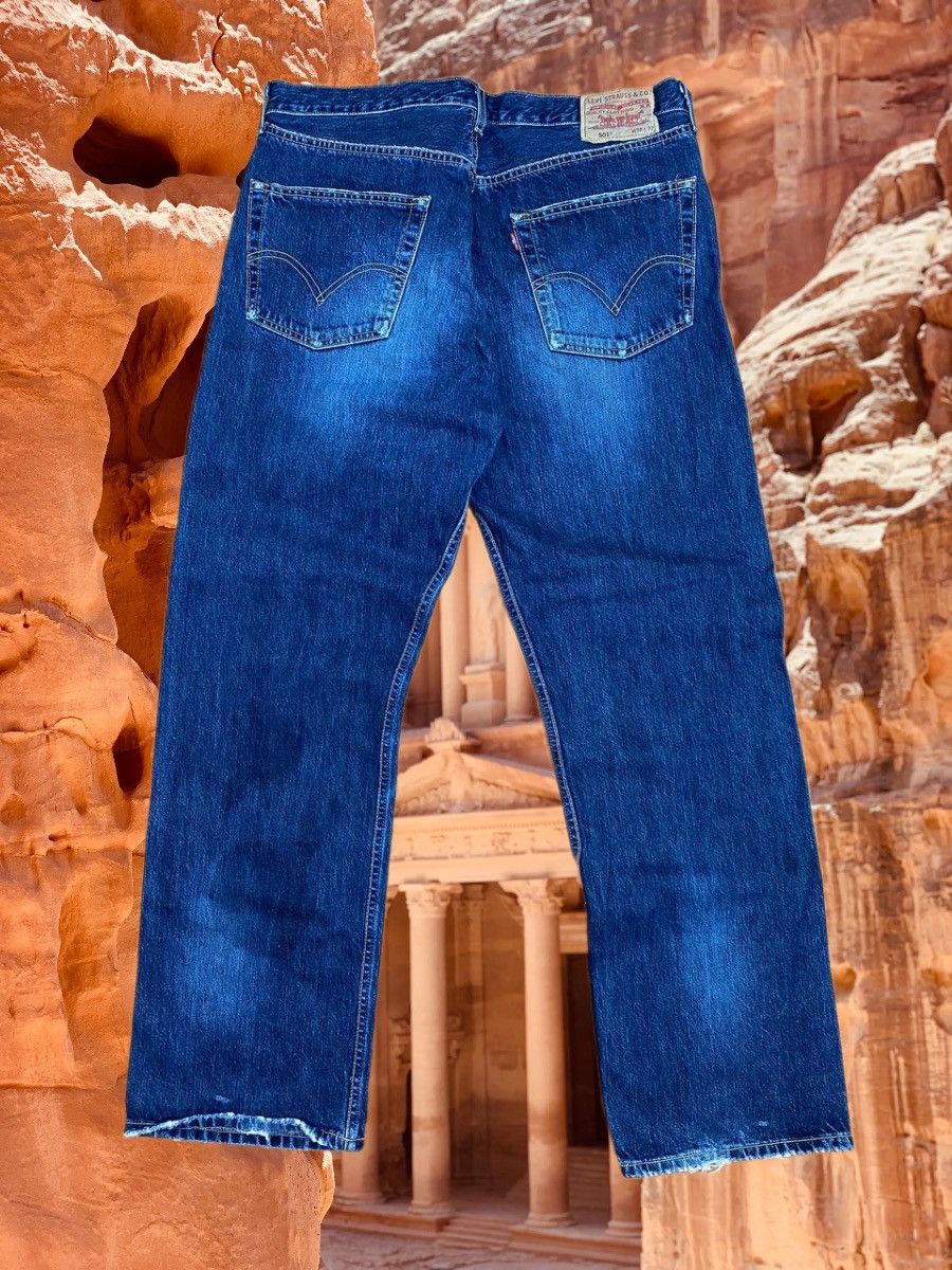 Levi's Mens Blue Vintage Y2K Low Rise Bootcut Jeans With Size US 38 / EU 54 - 1 Thumbnail