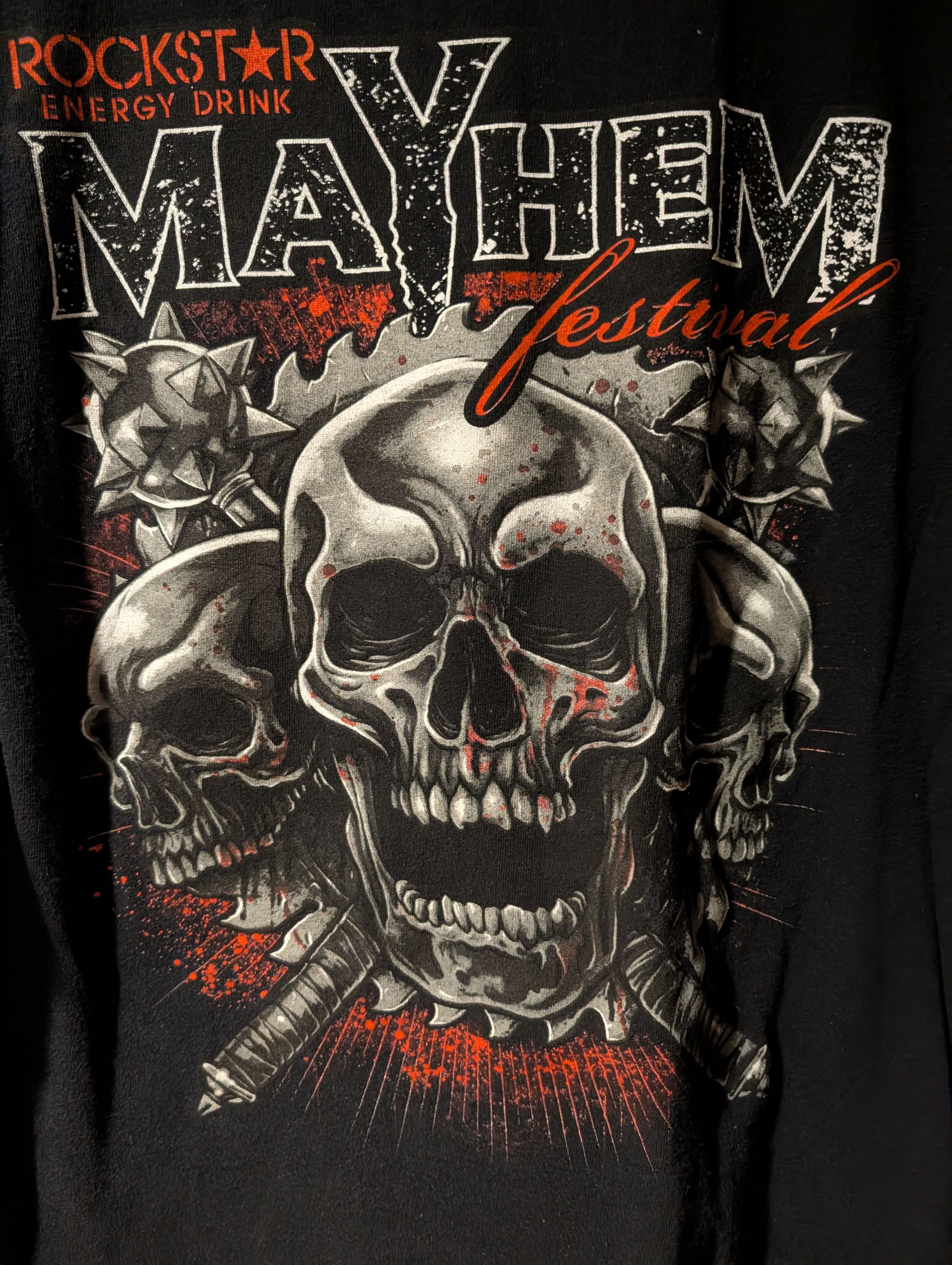 Band Tees Vintage 2012 Mayhem Festival Rockstar Tour XX-Large T-Shirt Size US XXL / EU 58 / 5 - 2 Thumbnail