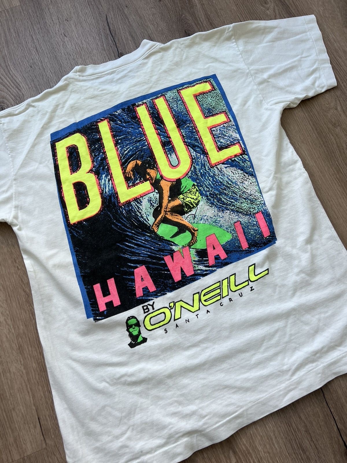 Gotcha × O'Neill × Quiksilver Vintage Blue Hawaii by Oneill Surf Tee Size US L / EU 52-54 / 3 - 2 Thumbnail