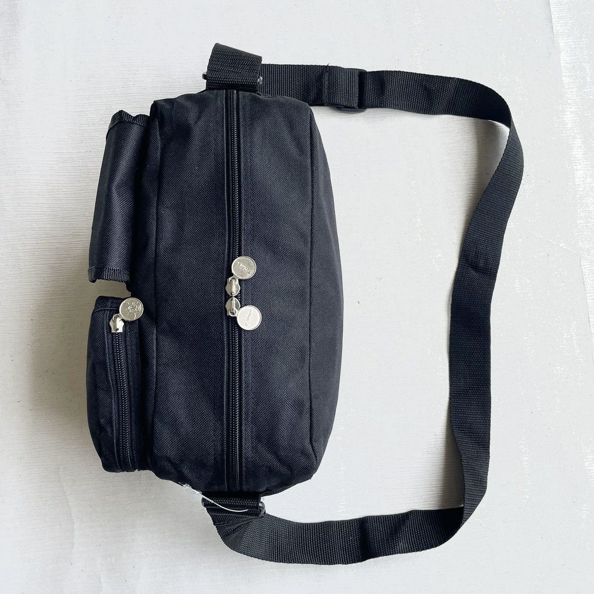 Disney × Mickey Mouse Double Pocket Mickey Mouse Black Sling Bag Size ONE SIZE - 5 Thumbnail