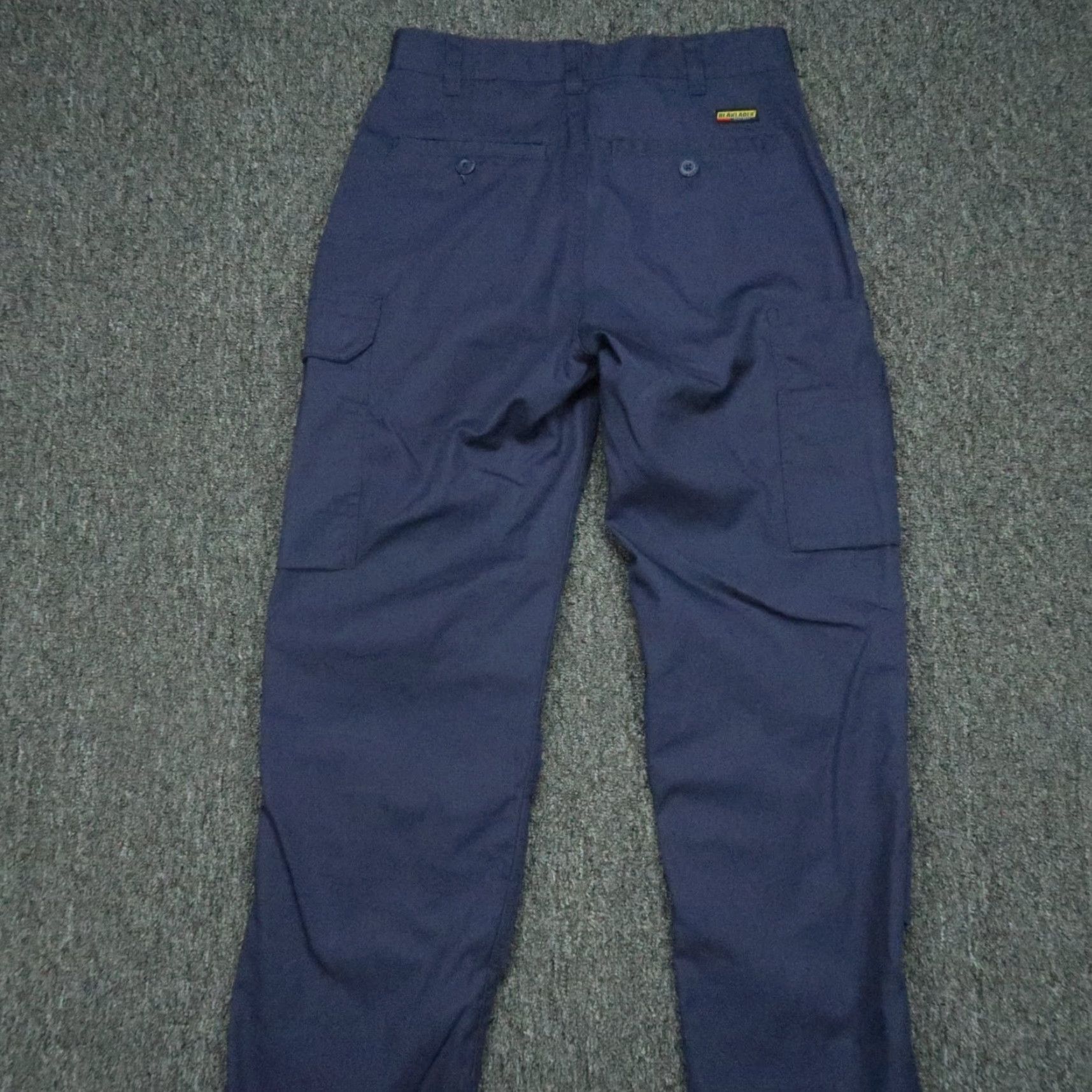 Vintage Blaklader Pants Men 30x32 Blue Cargo Canvas Workwear Utility Pants Size US 30 / EU 46 - 4 Thumbnail