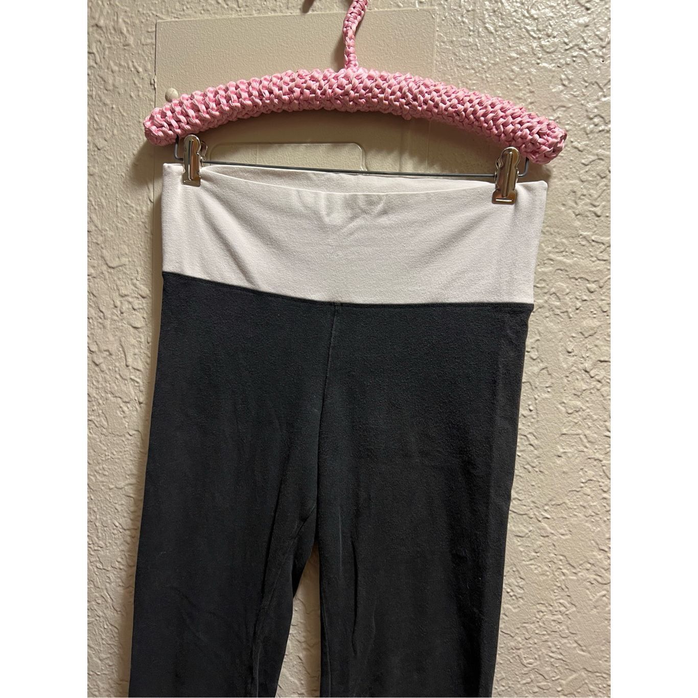 Victoria's Secret Victorias Secret Black Bootcut Leggings With White Band Woma Size 27" / US 4 / IT 40 - 4 Thumbnail